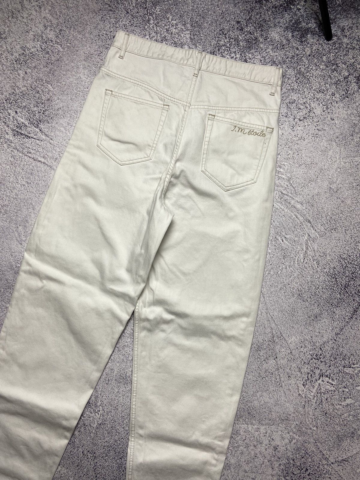 Designer × Isabel Marant Etoile Isabel Marant Etoile Jeans Women’s White Denim Pants Design Size 27" / US 4 / IT 40 - 15 Thumbnail