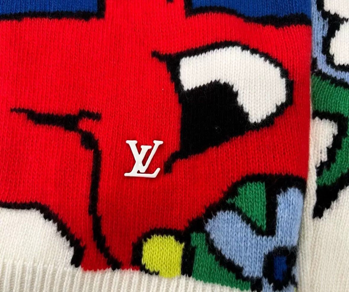 Louis Vuitton Louis Vuitton Lv cartoon puzzle portrait sweater Size US M / EU 48-50 / 2 - 5 Thumbnail