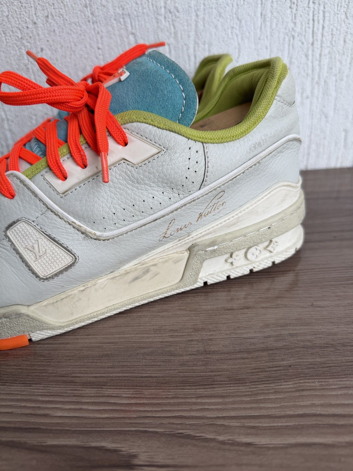 Louis Vuitton Special edition Virgil Abloh trainers Size US 11 / EU 44 - 12 Thumbnail