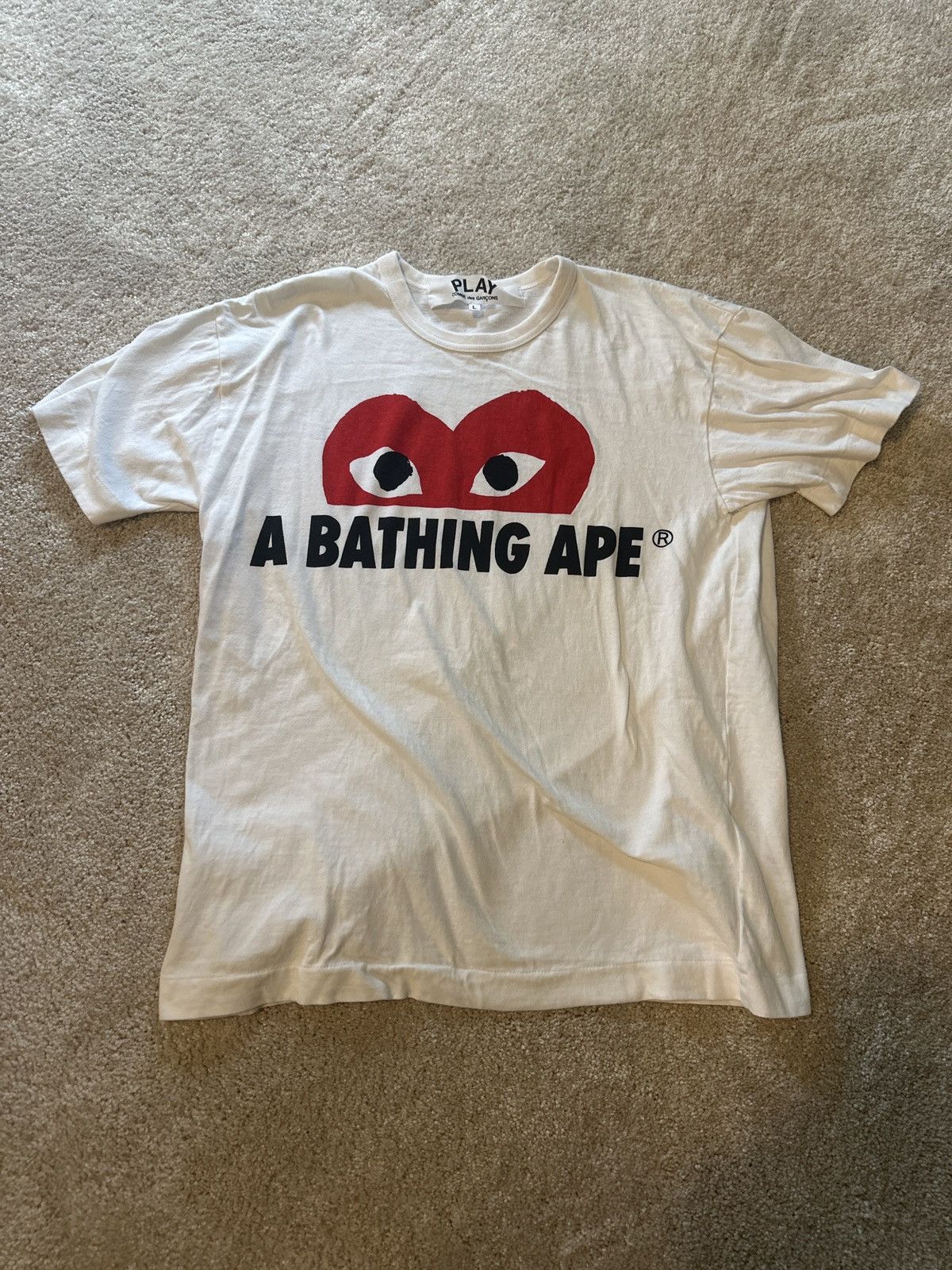 Comme Des Garcons X Bape Shirt | Grailed