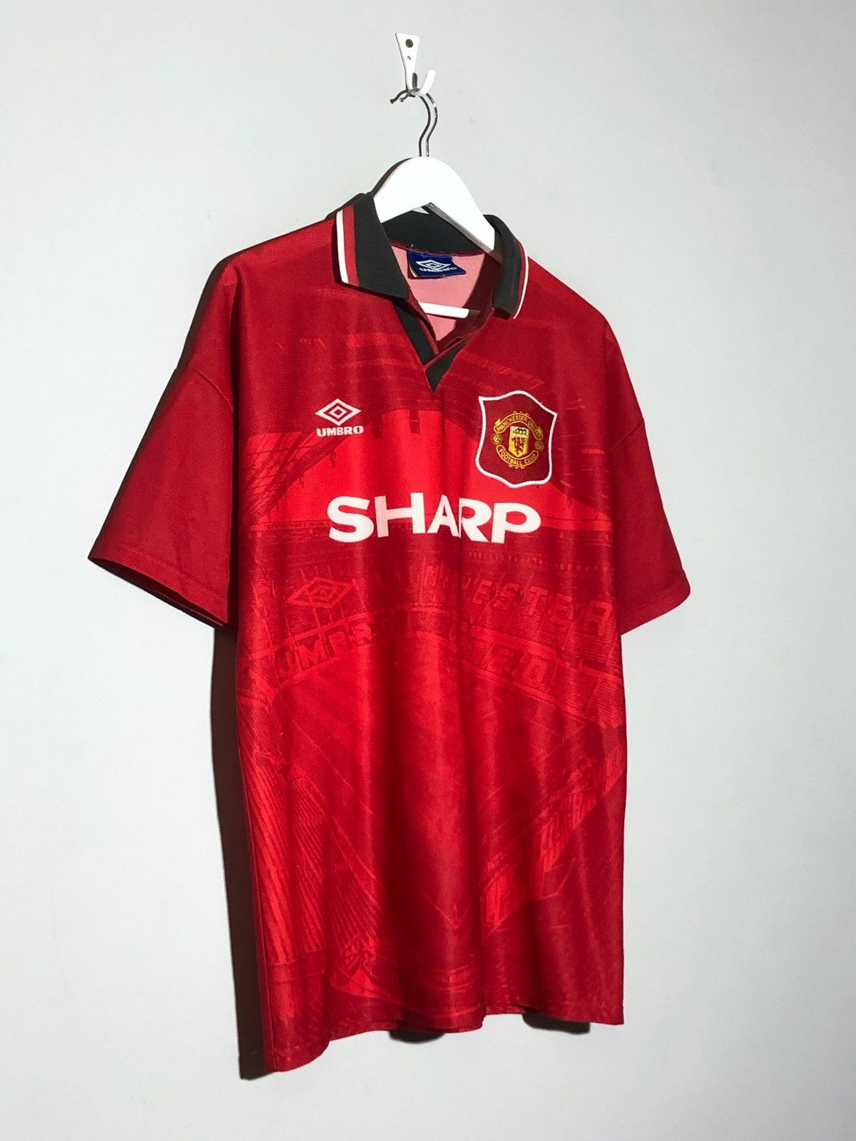 Umbro Umbro Manchester United Vintage 1994/95 Home Soccer Jersey Size US L / EU 52-54 / 3 - 3 Thumbnail