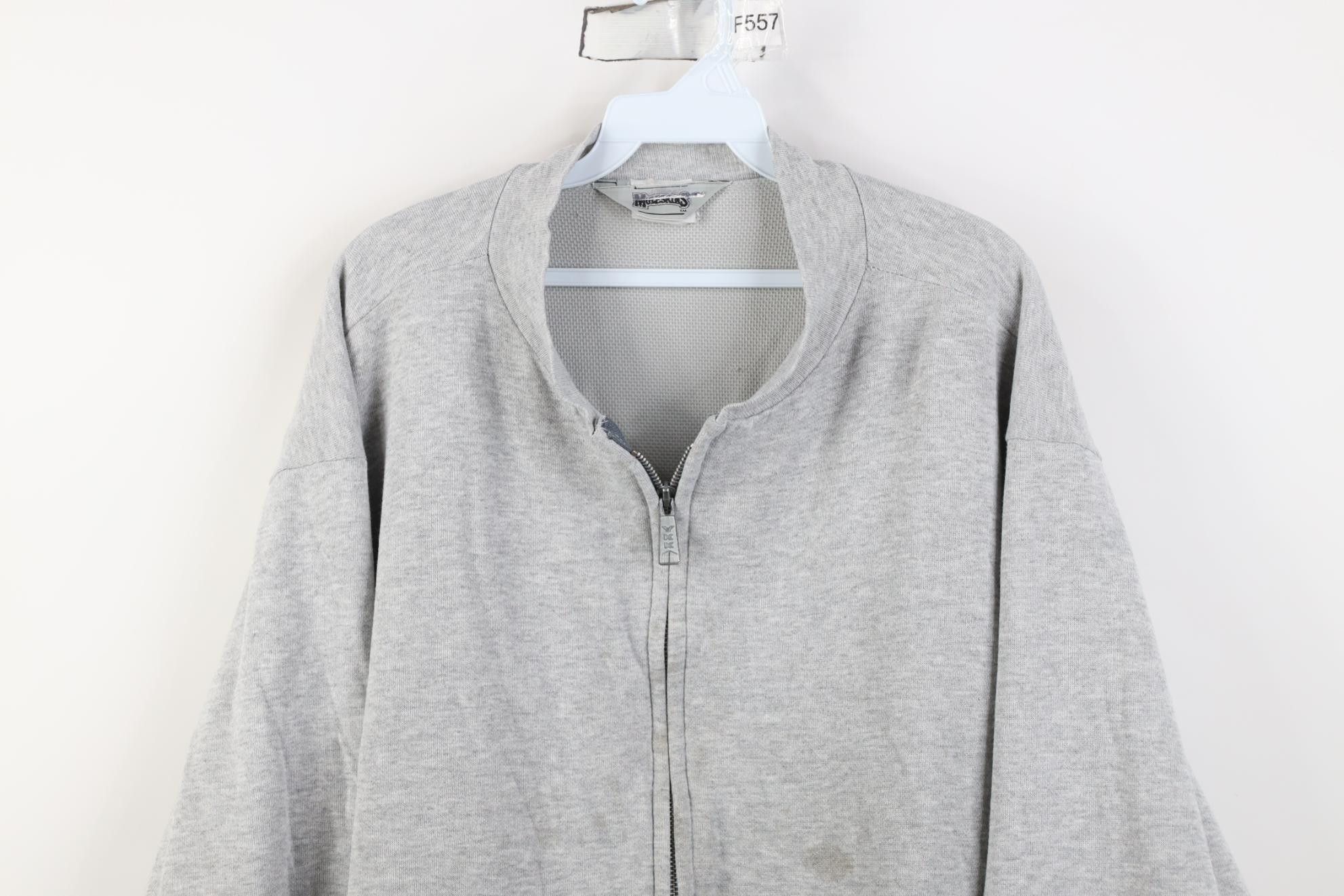 Vintage Vintage 90s Streetwear Lined Sweatshirt Jacket Jac USA Size US XXL / EU 58 / 5 - 2 Thumbnail