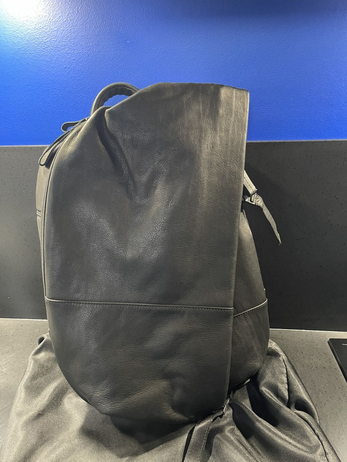 Cote&Ciel Black leather backpack Côte&Ciel Size ONE SIZE - 1 Thumbnail