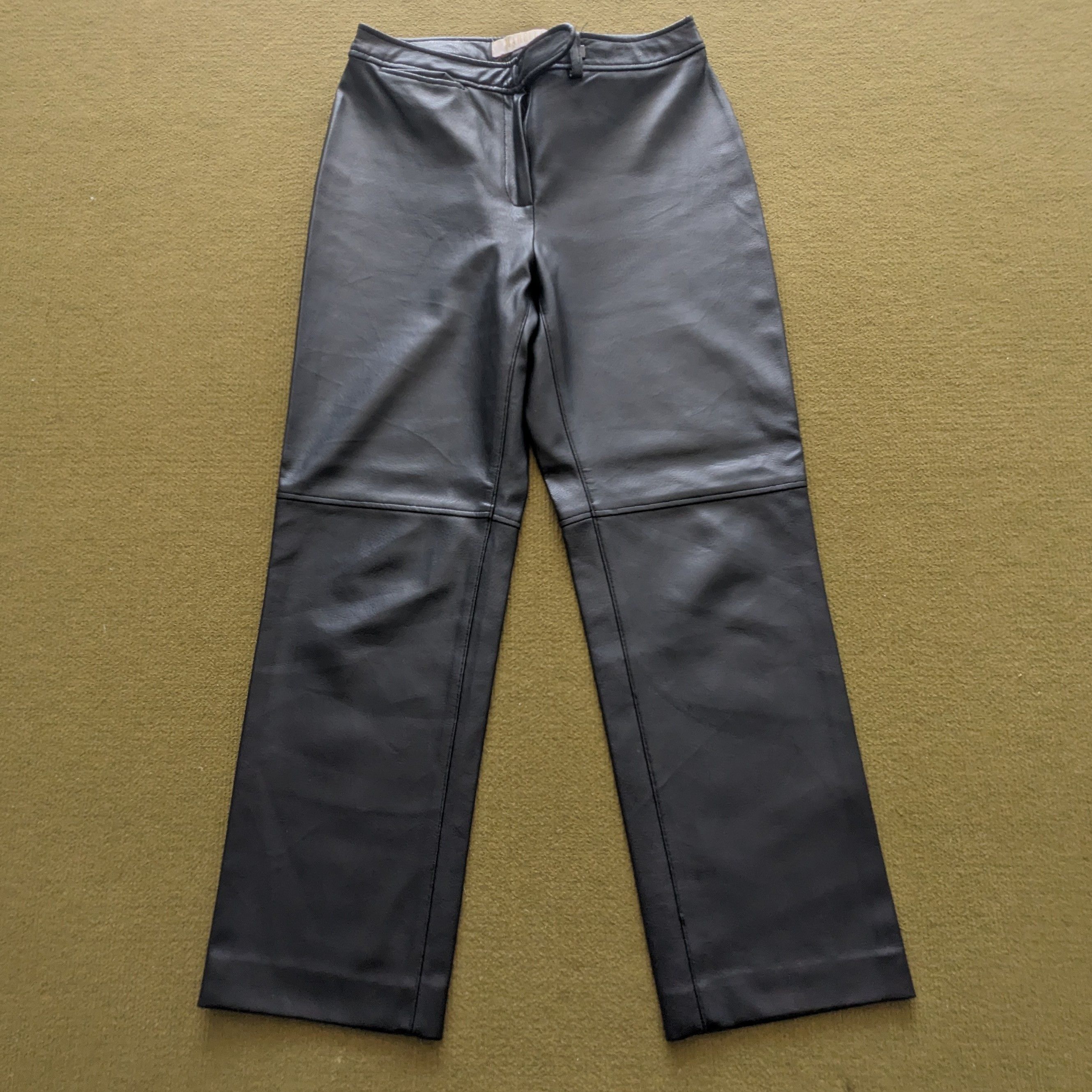 Other Vintage MARELLA TRICOT Luxury Brand Leather Pants Size US 28 / EU 44 - 1 Thumbnail