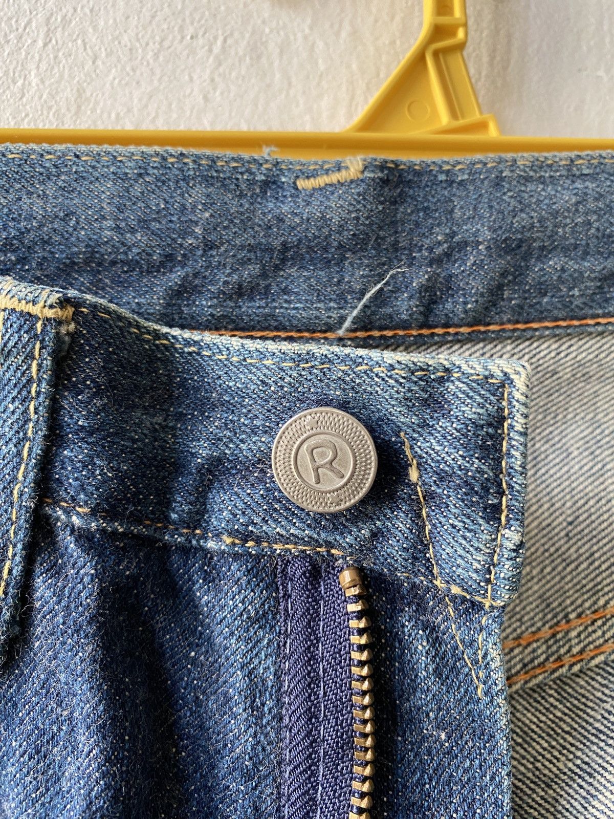 Japanese Vintage 45RPM Indigo Blue Denim