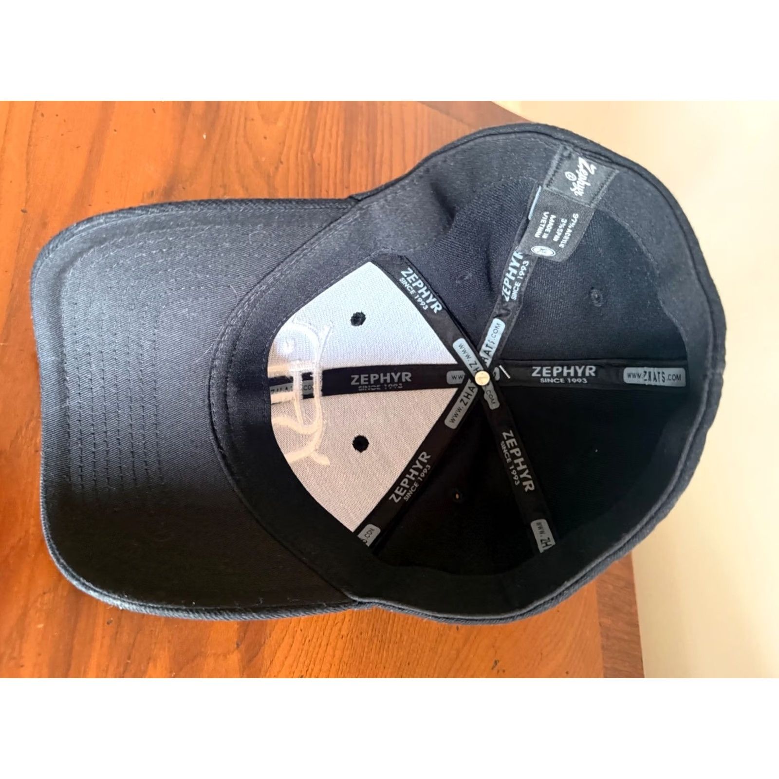 Zephyr Zephyr Hat Baseball Cap Black Fitted Mens One Size MN St Paul Saints MLB Minor League Cap Cap Ball Sports Outdoor Work Size ONE SIZE - 4 Thumbnail