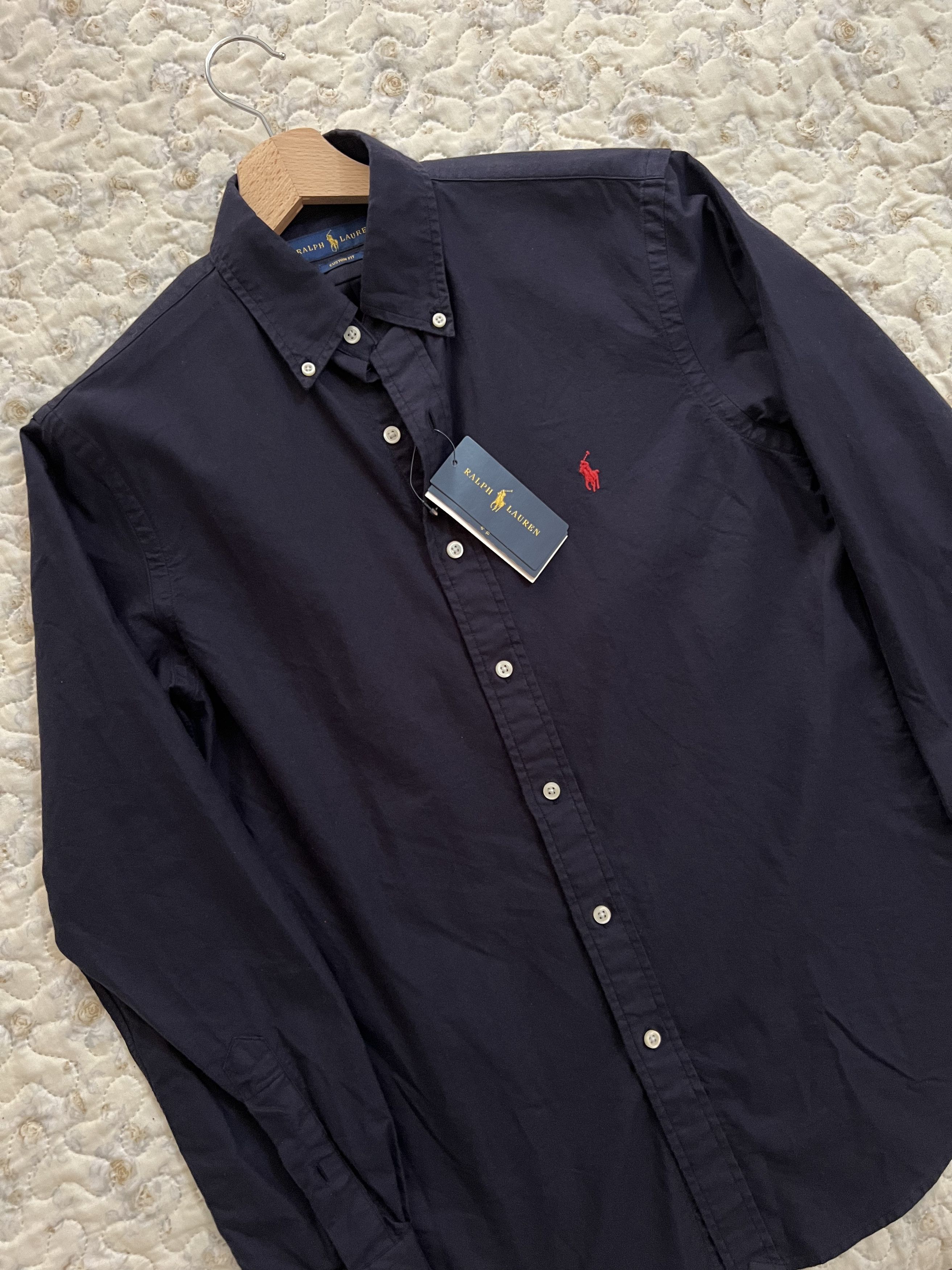 Polo Ralph Lauren Polo Ralph Lauren shirt custom fit navy red Oxford stretch Size US S / EU 44-46 / 1 - 2 Thumbnail