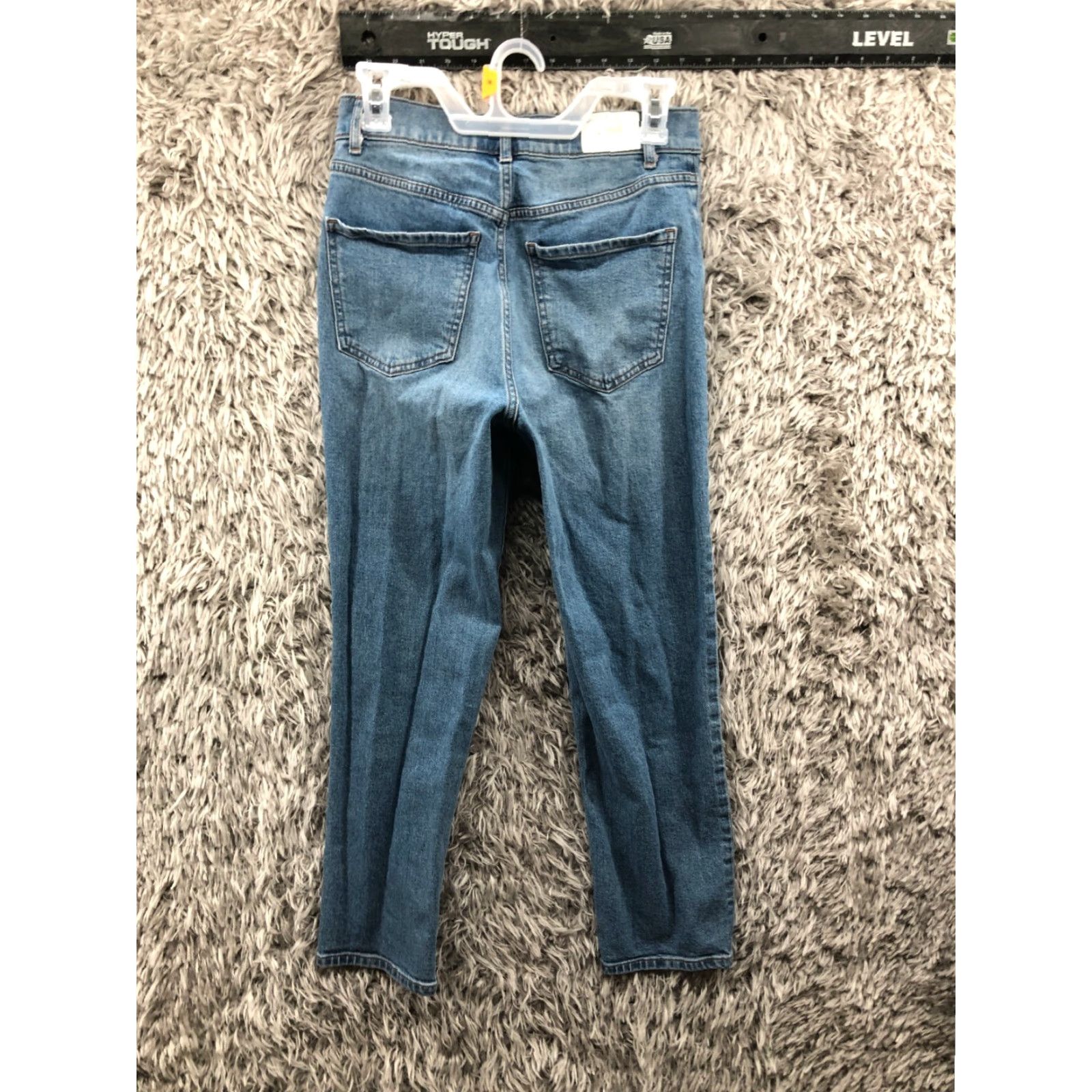 Express Express Mom Jeans Womens Size 4 High Rise Dark Wash Blue Denim Size 27" / US 4 / IT 40 - 5 Thumbnail