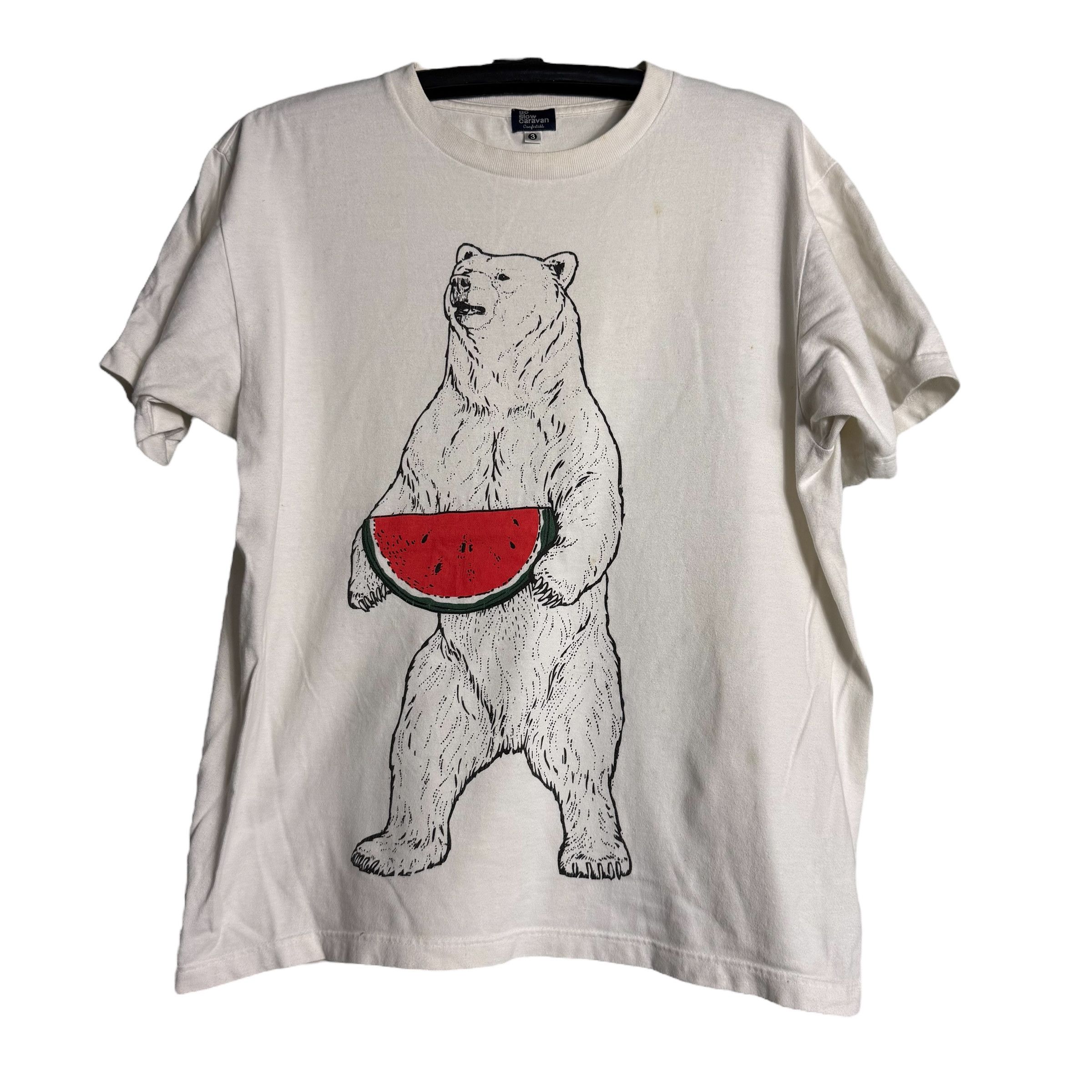 go slow caravan 🔥RARE🔥Vintage Go Slow Caravan Big Bear Streetwear T-Shirt Size US L / EU 52-54 / 3 - 1 Thumbnail