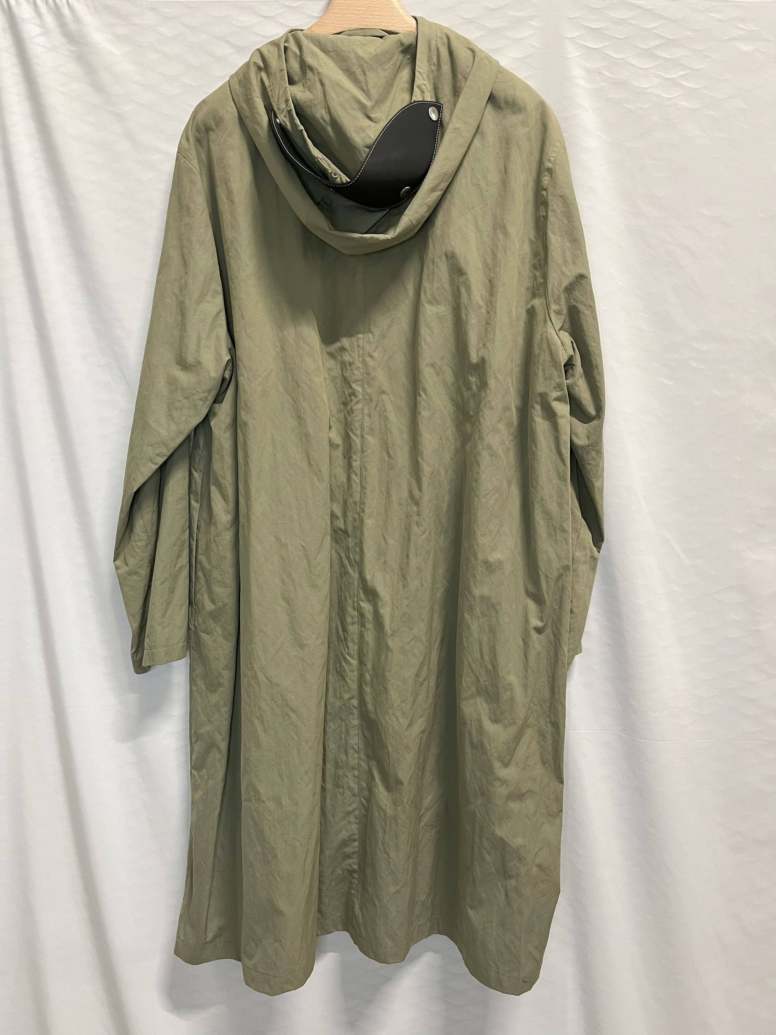 Jil Sander o1loc1c1124 Hooded Mod Coat in Khaki Size US XS / EU 42 / 0 - 2 Thumbnail
