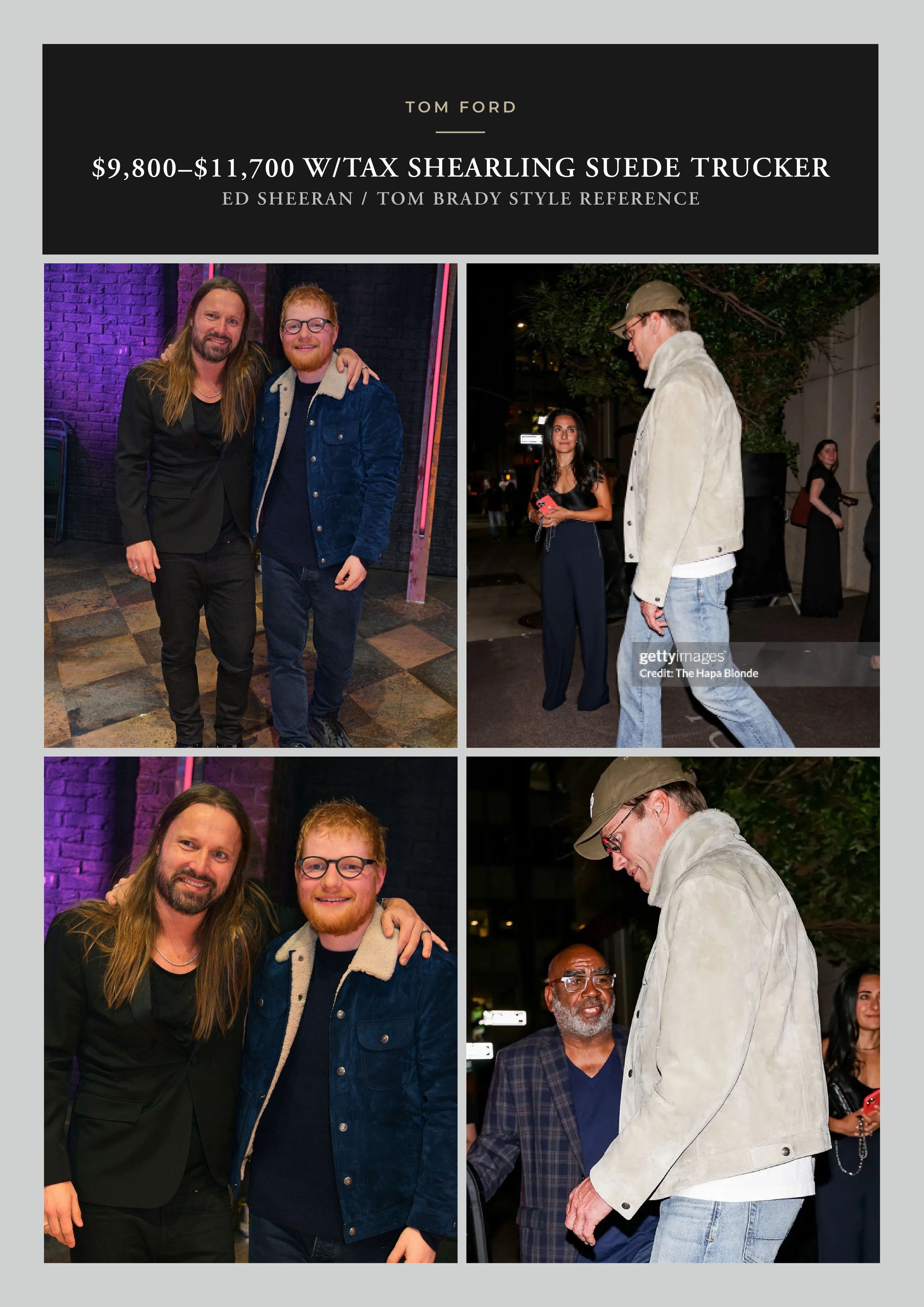 Tom Ford A-List Celeb Favorite, Coveted $9,800 w/tax Suede Shearling Size US L / EU 52-54 / 3 - 8 Thumbnail