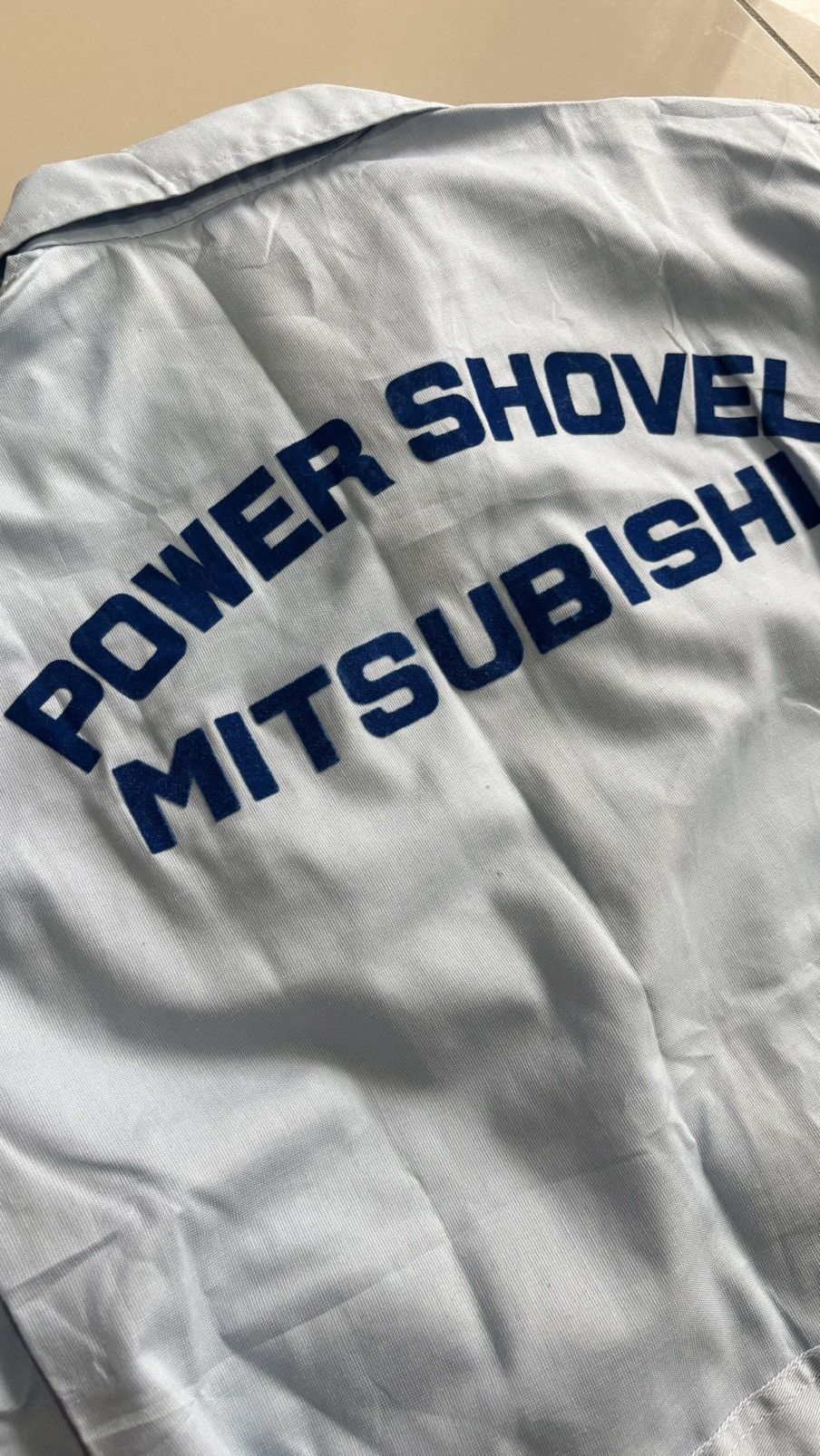 Vintage Vintage power shovel Mitsubishi coverall japan Size US 31 - 6 Thumbnail