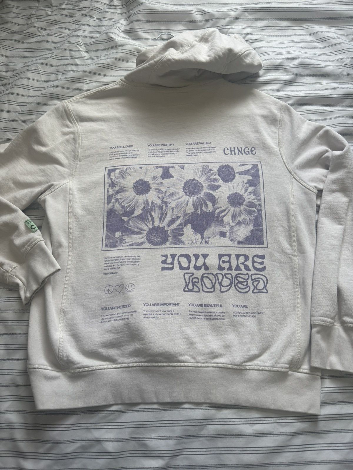 CHNGE CHNGE X MHA You Are Loved Hoodie Sweatshirt Size US L / EU 52-54 / 3 - 6 Thumbnail