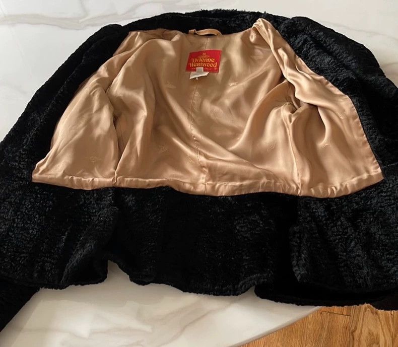 Vivienne Westwood Vivienne Westwood Black velvet teardrop collar long sleeve Size S / US 4 / IT 40 - 7 Thumbnail
