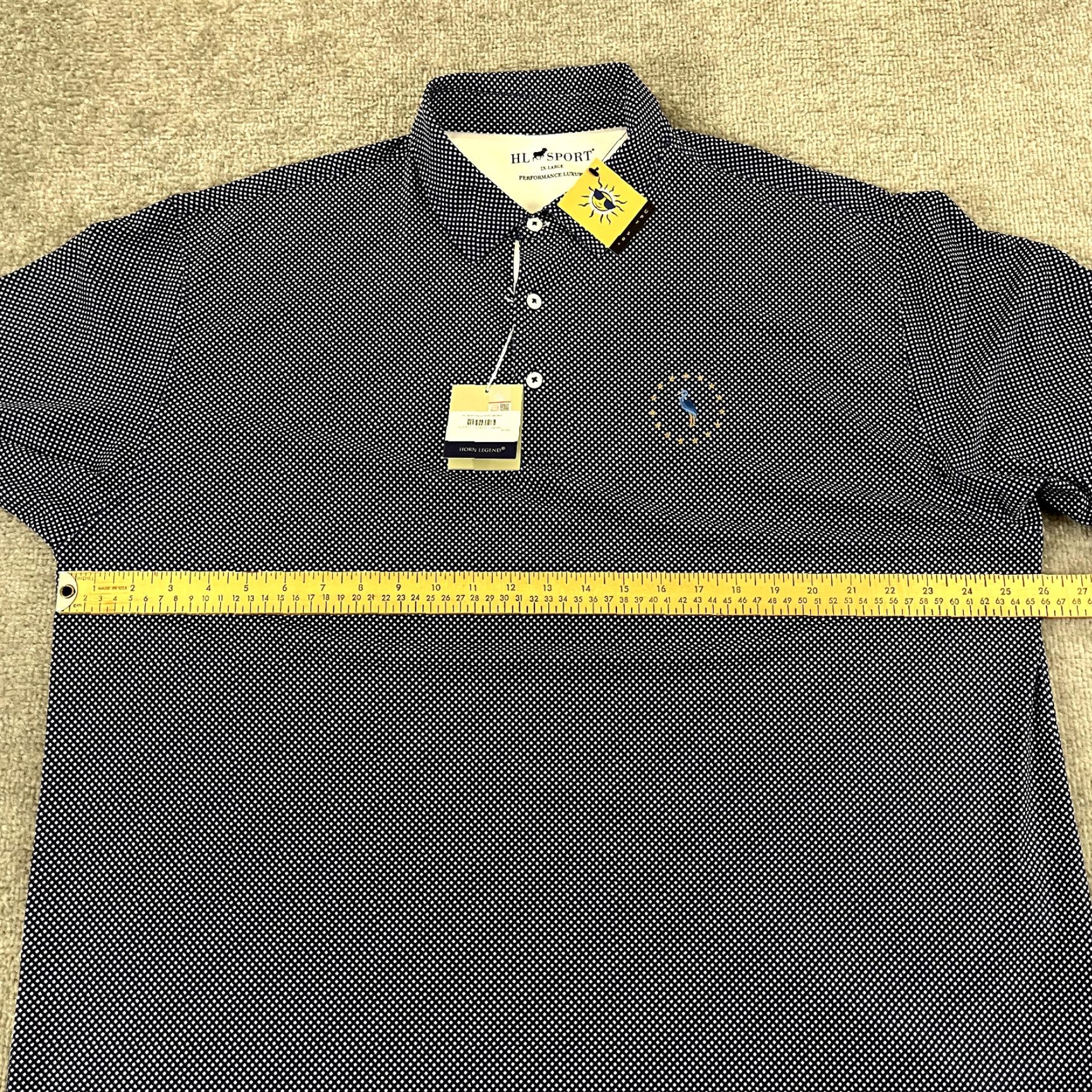 Vintage HORN LEGEND Polo Shirt Mens 2XL XXL LINKS AT PERRY CABIN Golf Performance NEW Size US XXL / EU 58 / 5 - 7 Thumbnail