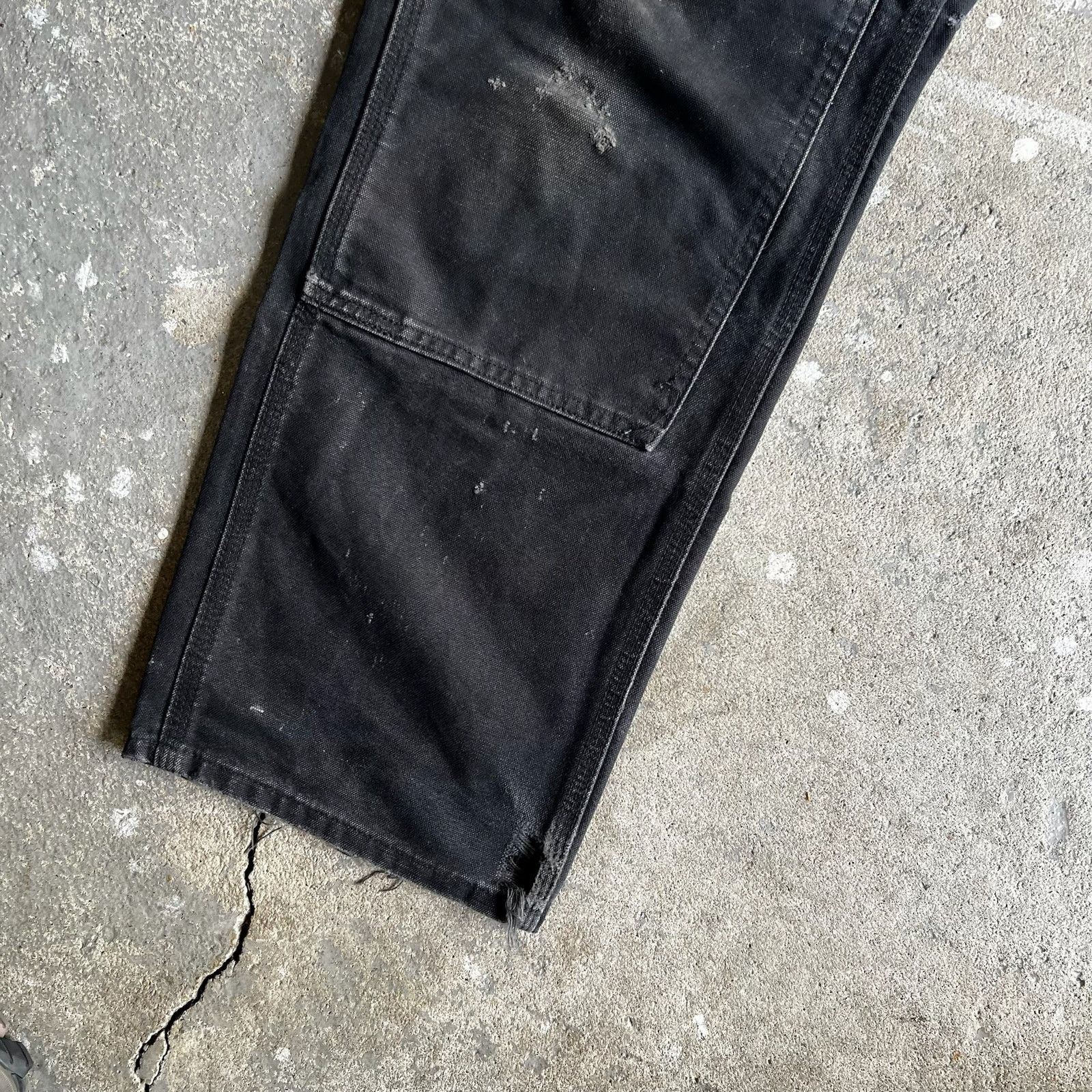 Carhartt × Vintage Carhartt black double knee work wear carpenter pants Size US 31 - 8 Thumbnail