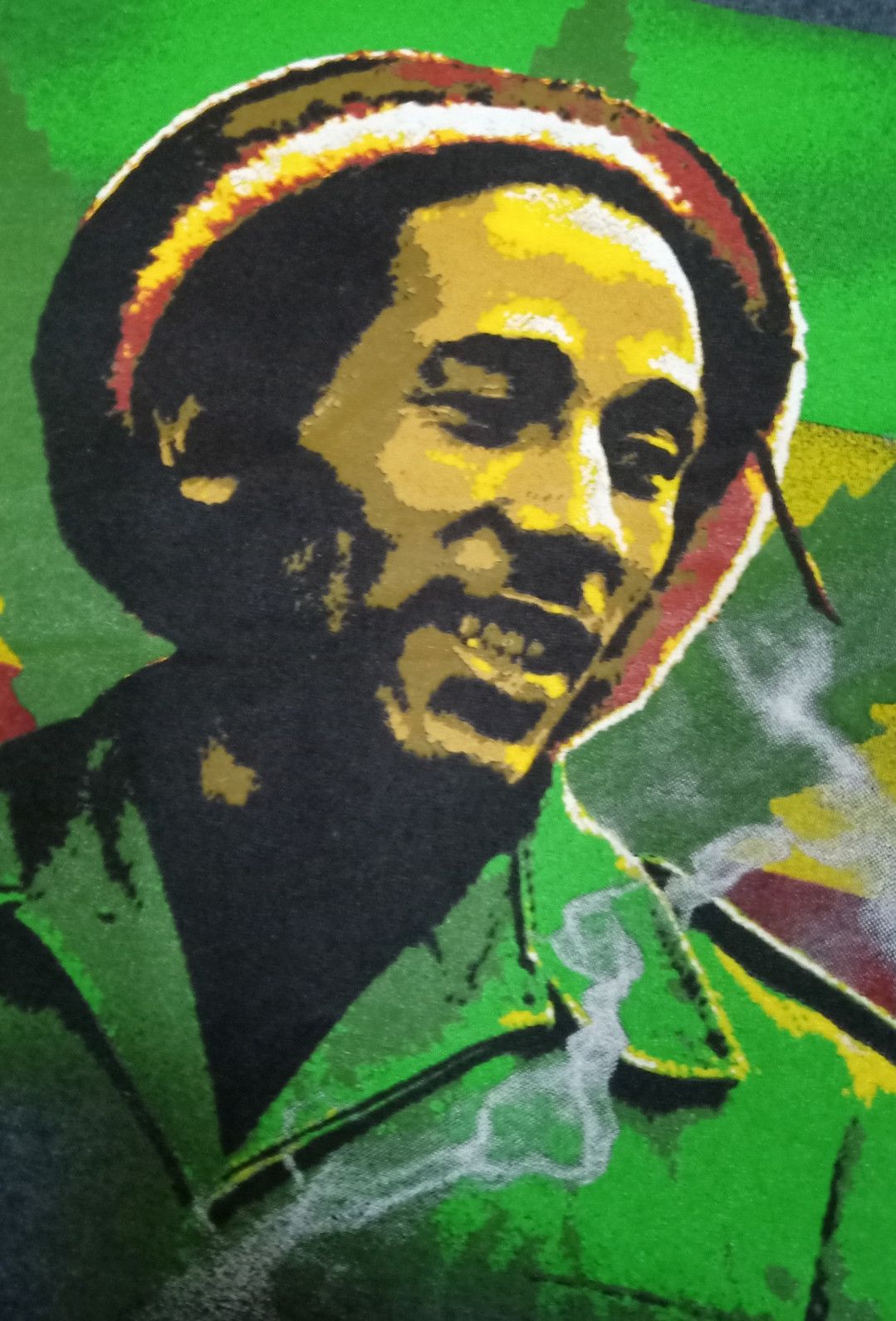 Bob Marley × Legendary Goods × Reel Legends Vintage Bob Marley Rasta Flag T-shirt Size US XL / EU 56 / 4 - 6 Thumbnail