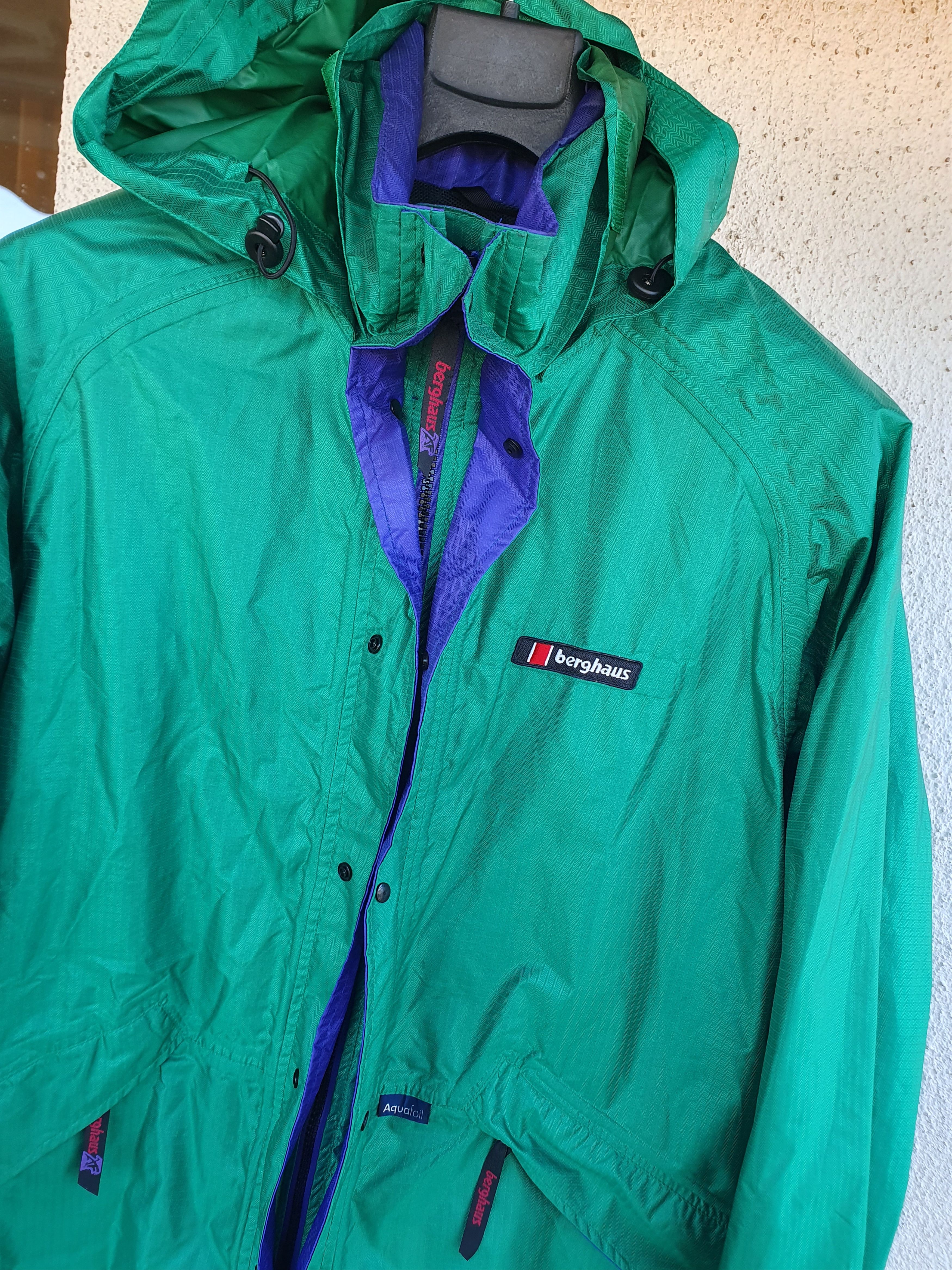 Berghaus × Vintage Berghaus XF Aquafoil Vintage Indra Jacket Hooded sz M Size US M / EU 48-50 / 2 - 10 Thumbnail