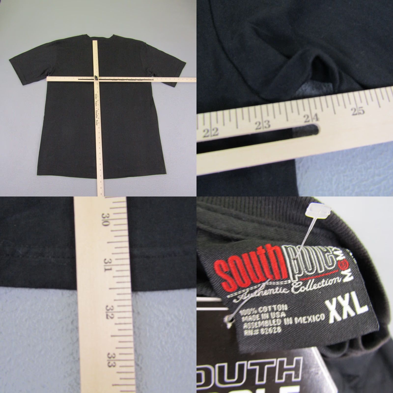 Southpole VINTAGE Southpole Shirt Mens 2XL Black Red Felt Spellout Graphic Hip Hop Y2K Mens Size US XXL / EU 58 / 5 - 8 Thumbnail