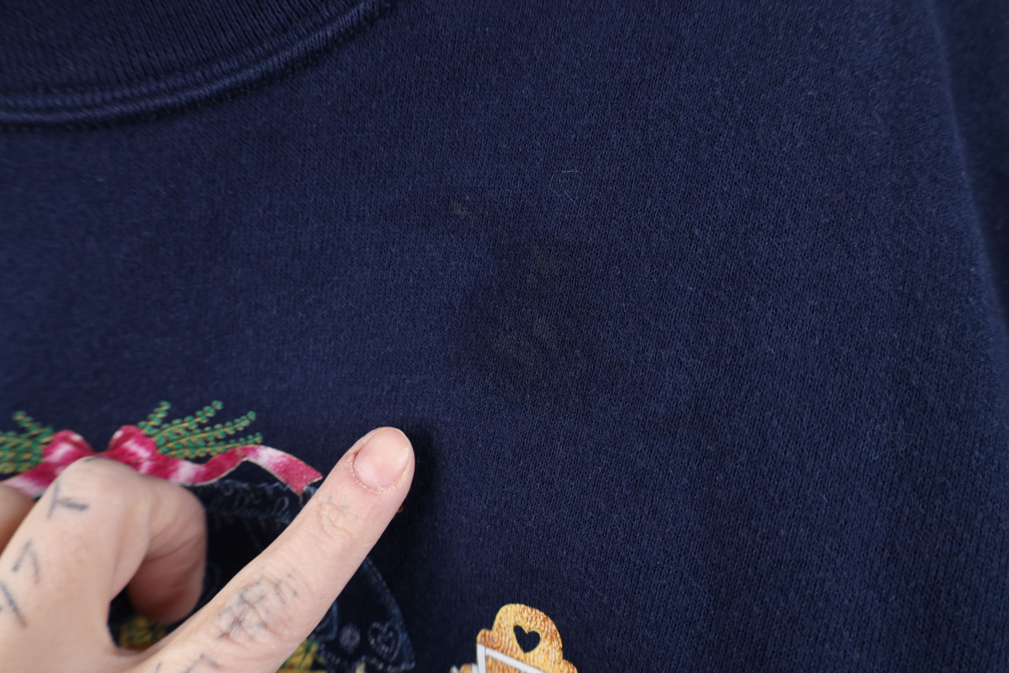 Vintage Vintage 90s Country Heartland Kitten Flower Sweatshirt USA Size XL / US 12-14 / IT 48-50 - 7 Thumbnail