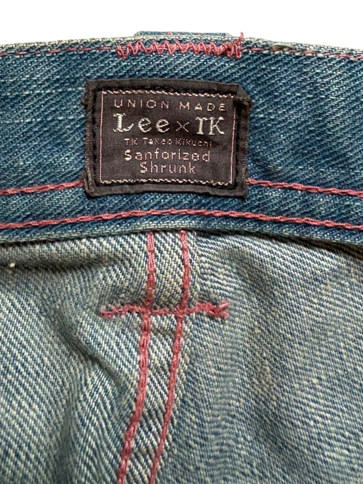 Lee × Takeo Kikuchi Vintage Japan Lee x Takeo Kikuchi Rusty Mud Wash Loose Jeans Size US 36 / EU 52 - 10 Thumbnail