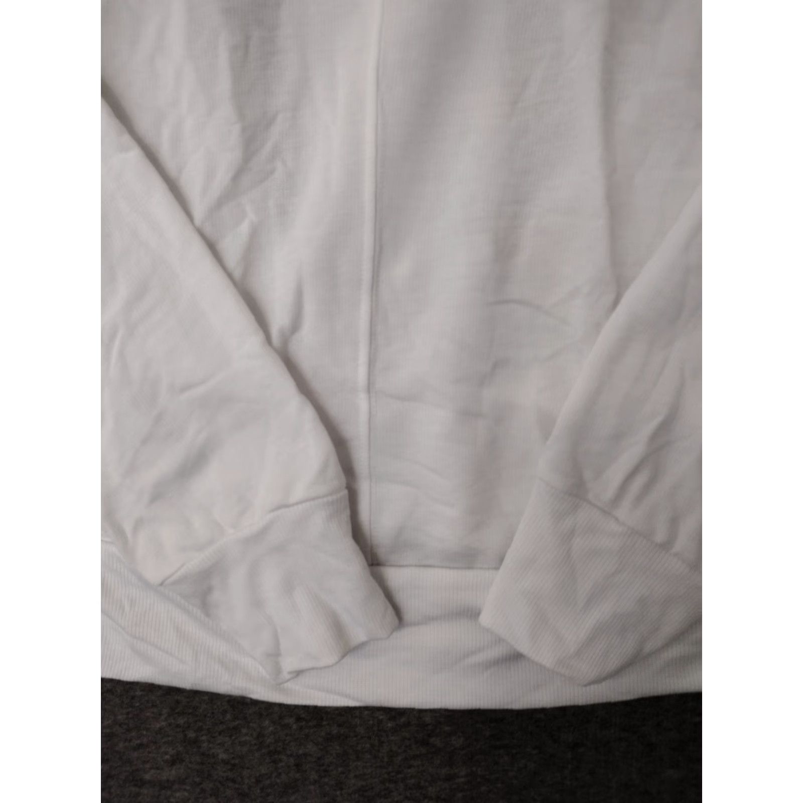 Vintage Unbranded Blouse Shirt White Crew Neck Knit Open Back Long Sleeve Size M Women Bohemian Casual Spring Summer White Size M / US 6-8 / IT 42-44 - 6 Thumbnail