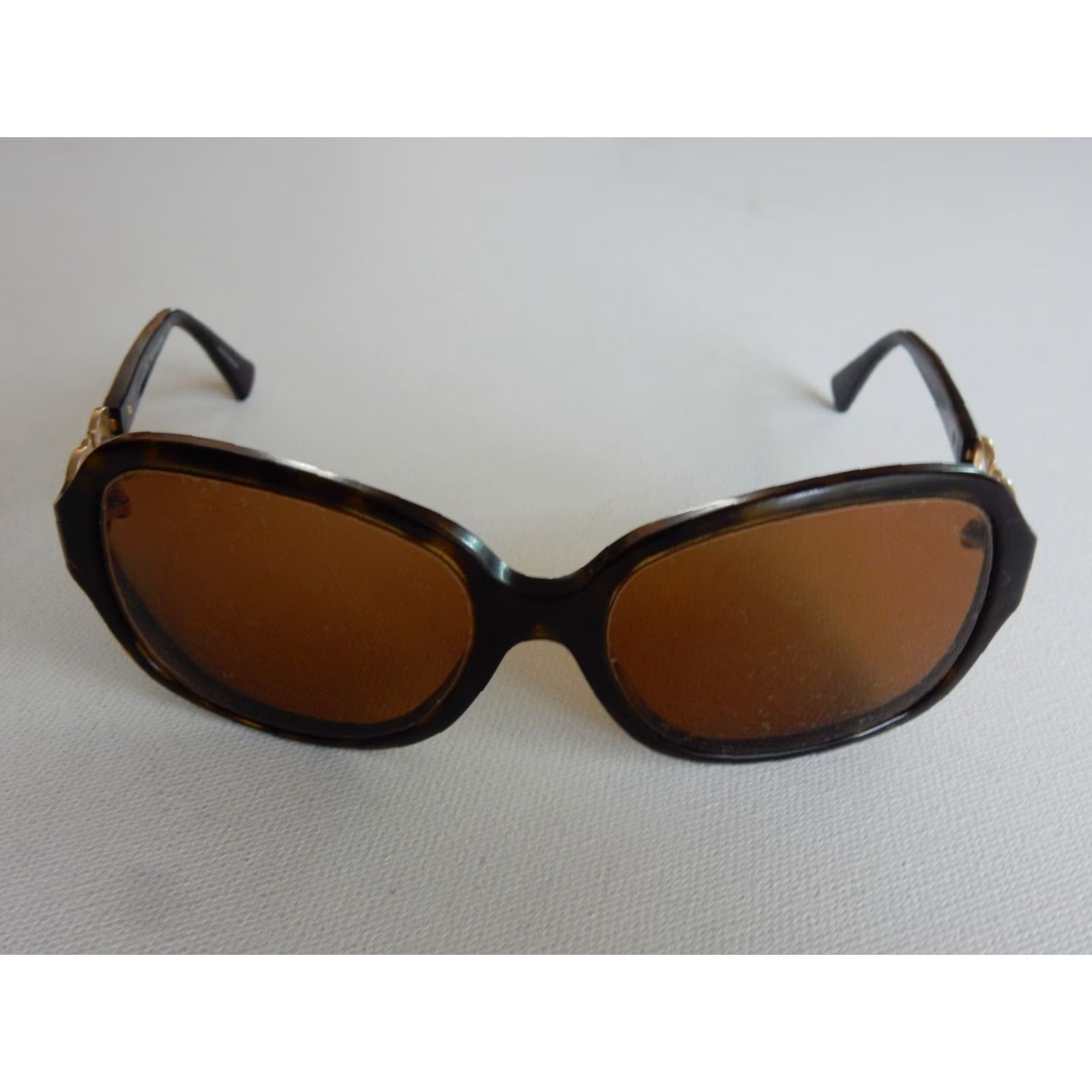 Coach VINTAGE Coach Sunglasses Frames Only Women 58mm Dark Tortoise Prescription Small Scratches Size ONE SIZE - 2 Thumbnail