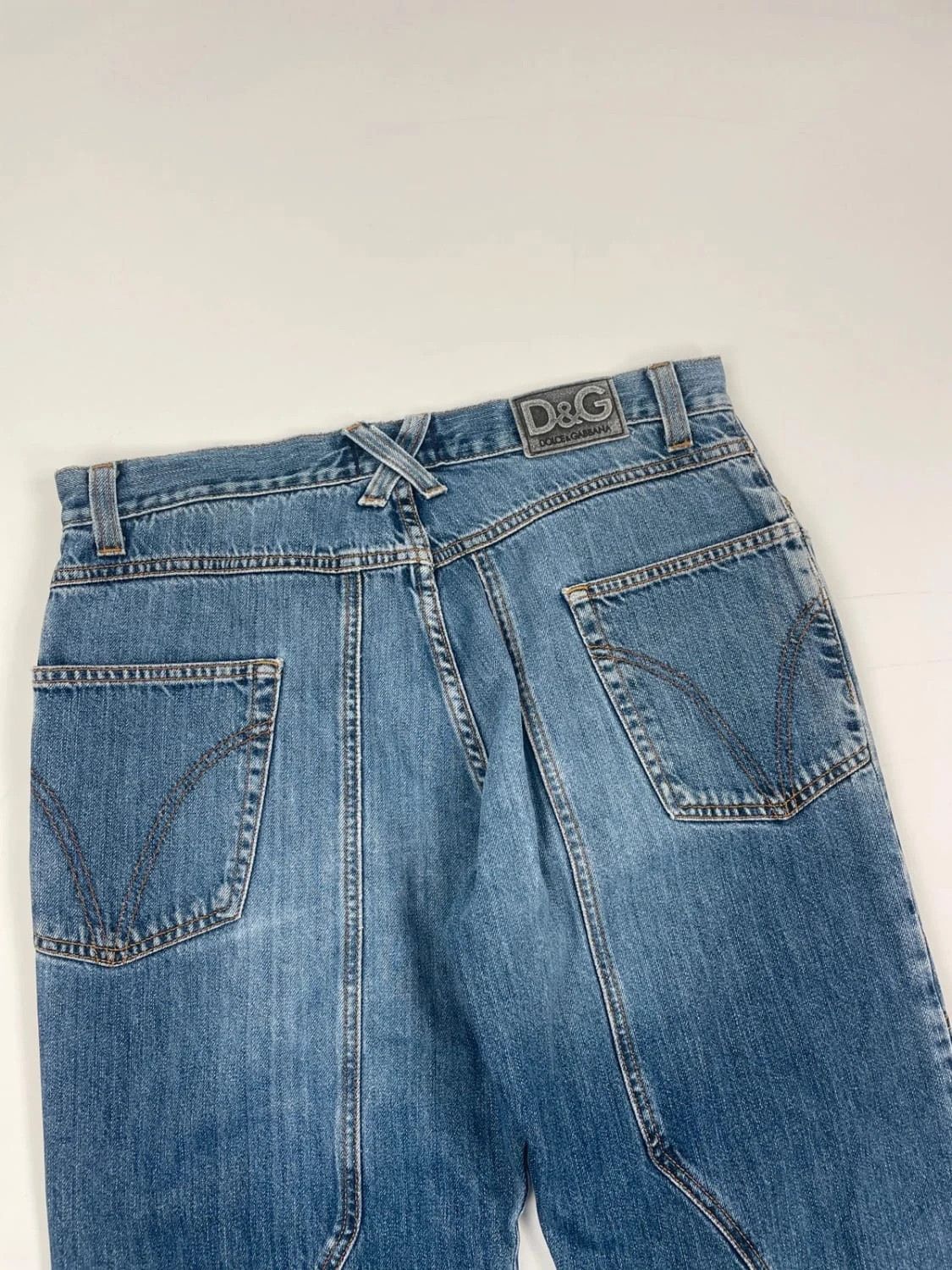 Dolce & Gabbana Dolce Gabbana 00’s Pockets Patchwork Jeans Pants Denim Size US 32 / EU 48 - 7 Thumbnail
