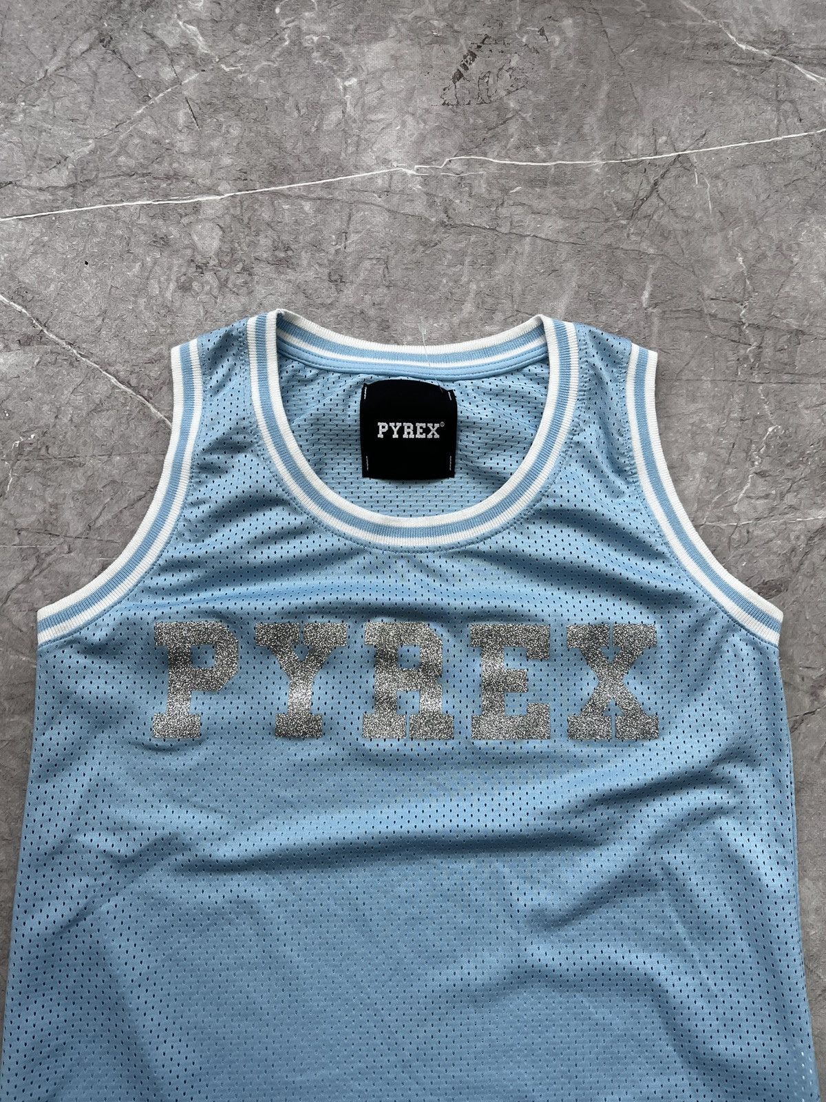 Pyrex Vision Vintage PYREX BASKETBALL BIG LOGO JERSEY TANK TOP Size US S / EU 44-46 / 1 - 3 Thumbnail
