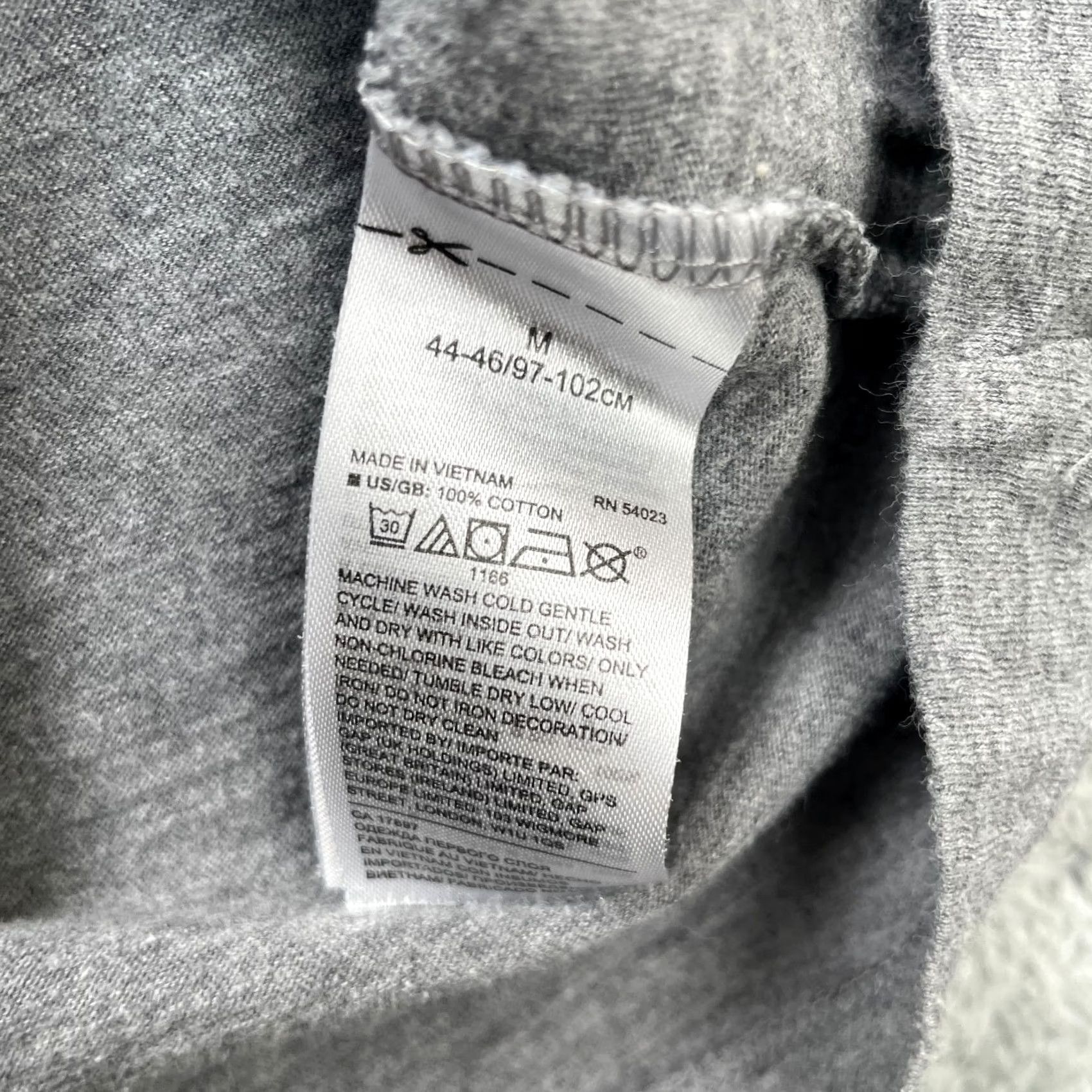 Banana Republic Banana Republic Shirt Womens Medium Gray Graphic Print Logo Soft Wash Casual City Classic Size M / US 6-8 / IT 42-44 - 5 Thumbnail