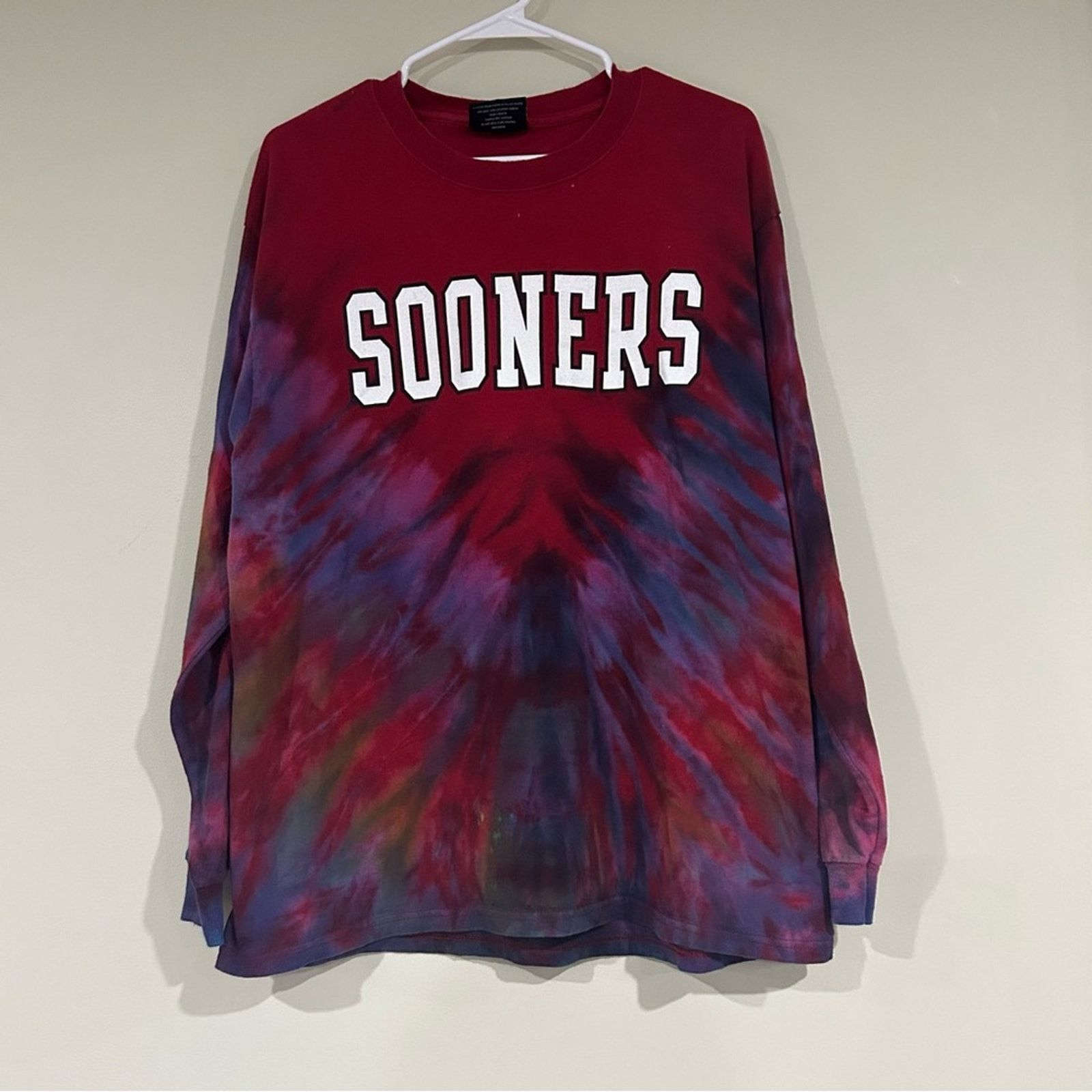 Other Vintage Oklahoma Sooners Tie Dye Shirt Size US L / EU 52-54 / 3 - 1 Thumbnail
