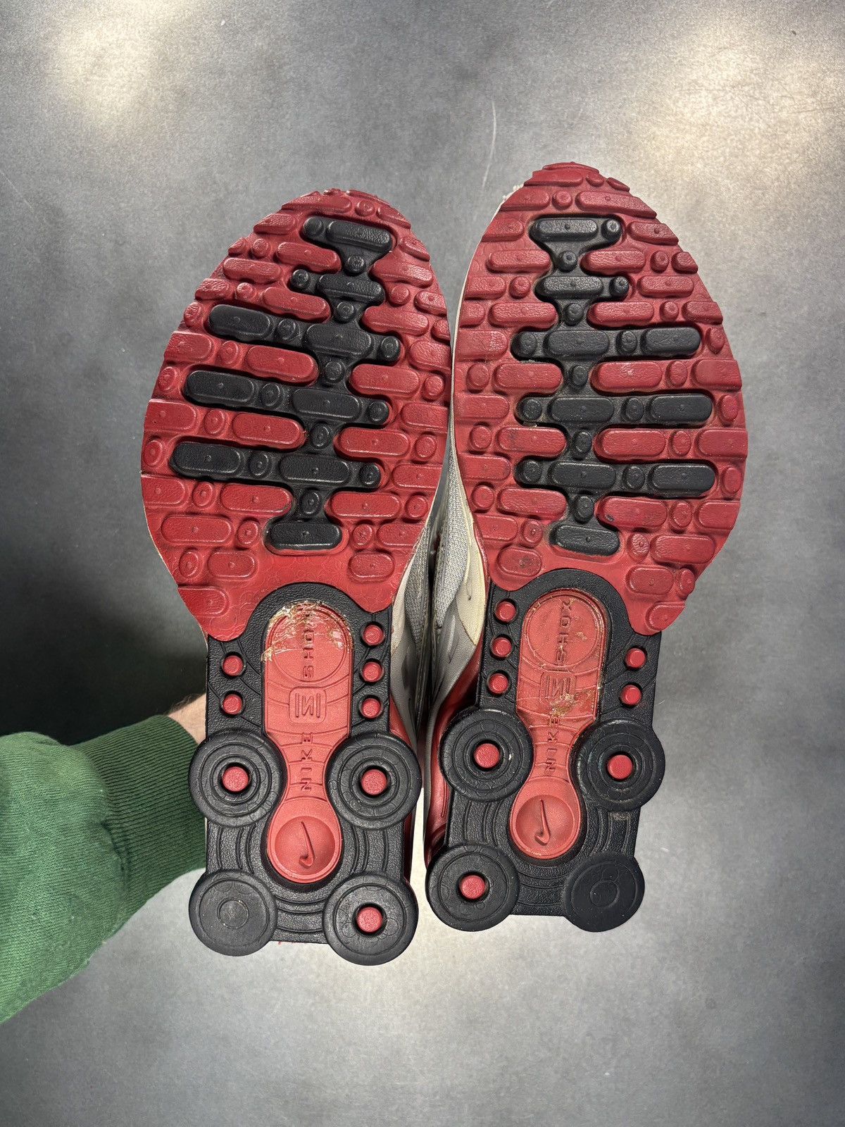 Nike 2002 Nike Shox D Running Shoes 2000s Vintage Nike Rare Y2K Size US 8.5 / IT 38.5 - 15 Thumbnail