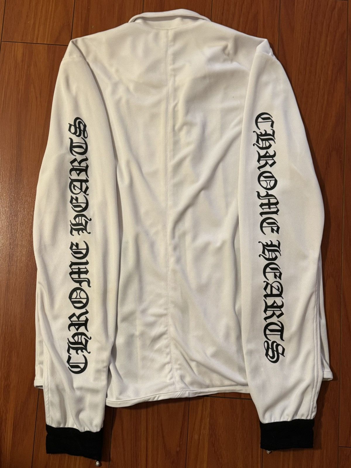 Chrome Hearts Chrome Hearts White Horseshoe Logo Track Jacket Size US L / EU 52-54 / 3 - 4 Thumbnail