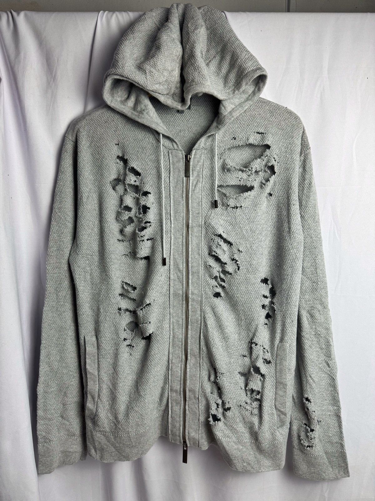 4GSELLER × Japanese Brand × PPFM Distressed Hoodie Calvin Klein Ifsixwasnine lgb Size US L / EU 52-54 / 3 - 1 Thumbnail