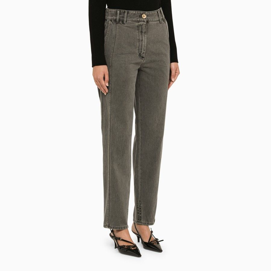 Patou o1d2blof0924 Denim Jeans in Grey Size 25" / US 0 / IT 36 - 3 Thumbnail