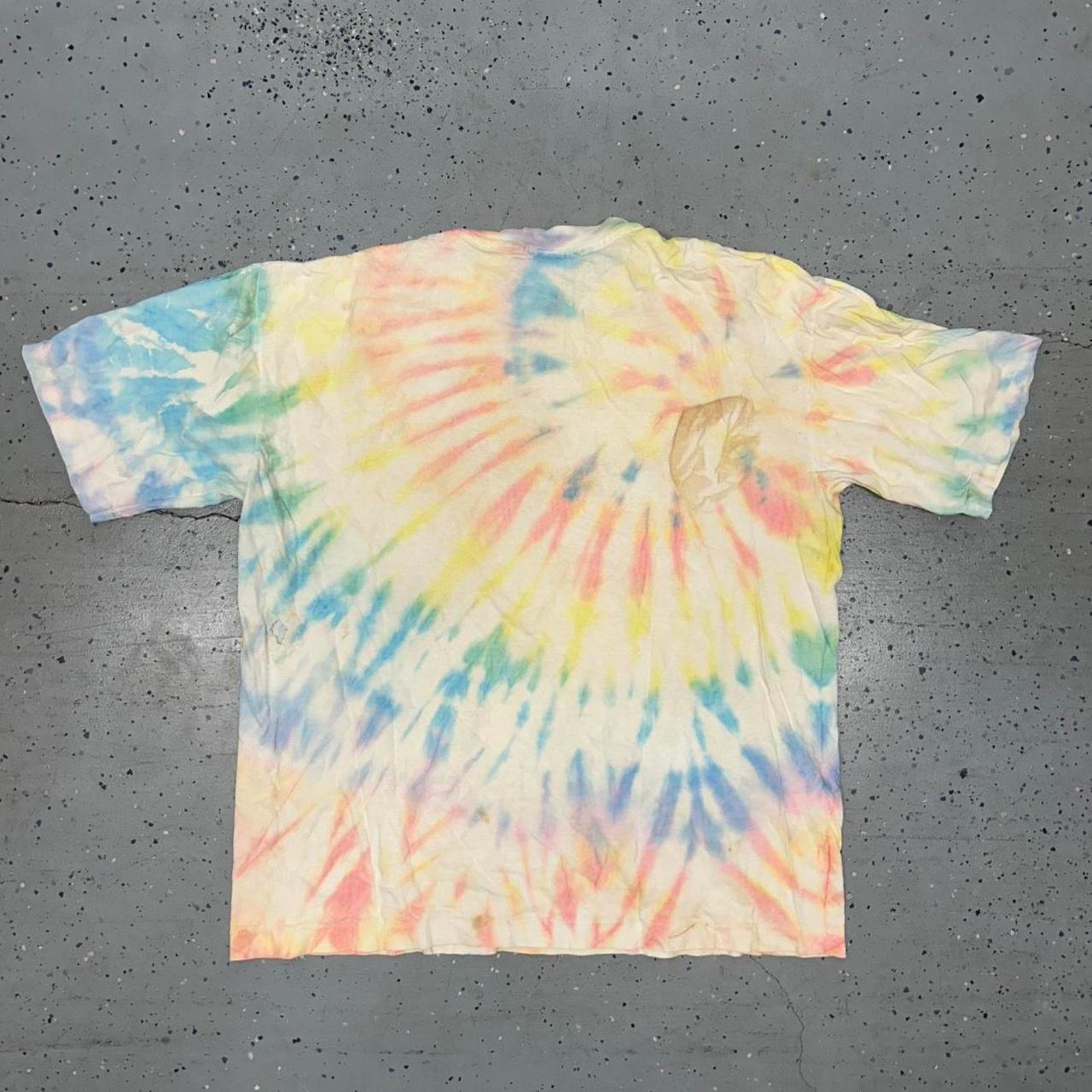 Other VTG Distressed Multi-coloured cotton tie-dye tee Size US XL / EU 56 / 4 - 6 Thumbnail