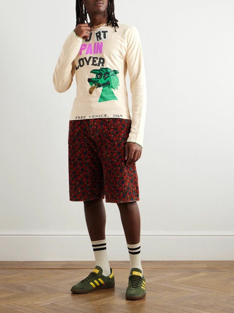 ERL ERL - REVERSIBLE PRINTED COTTON AND TENCEL™ LYOCELL T-SHIRT Size US XL / EU 56 / 4 - 3 Thumbnail