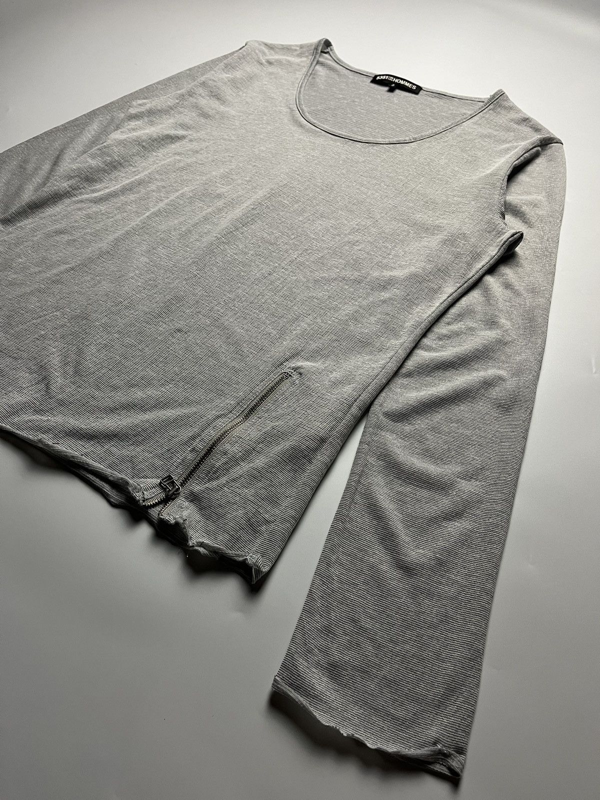 5351 POUR LES HOMMES 5351 Pour Les HOMMES - Distressed Long Sleeve Shirt Size US L / EU 52-54 / 3 - 4 Thumbnail