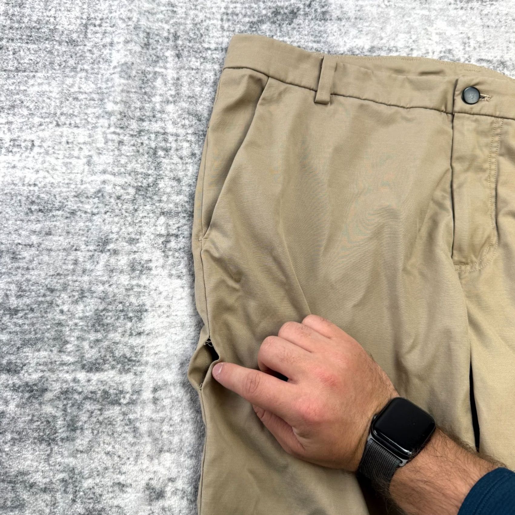 Lululemon Lululemon Commission Pants Mens 36x34 Khaki Stretch Performance Commute READ Size US 36 / EU 52 - 5 Thumbnail