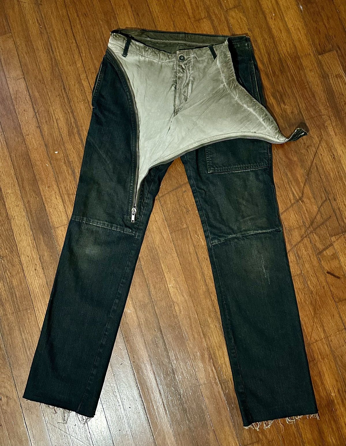 Rick Owens (SOLD) FW07 ‘Exploder’ Double Layer Aircuts Size US 31 - 1 Thumbnail