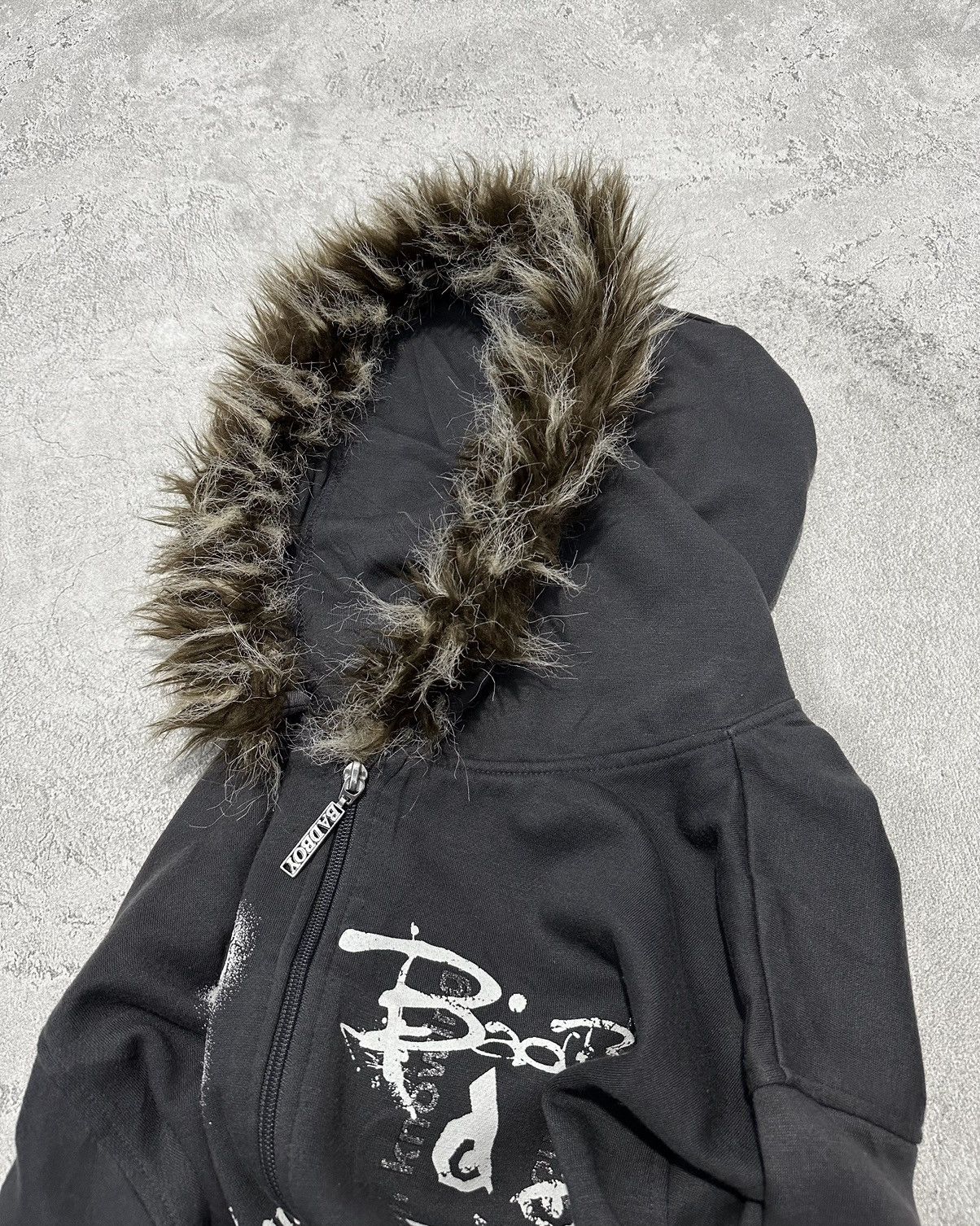 Vintage Y2k Bad Boy Faux Fur Hoodie Ifsixwasnine Lgb Style Size US L / EU 52-54 / 3 - 9 Thumbnail