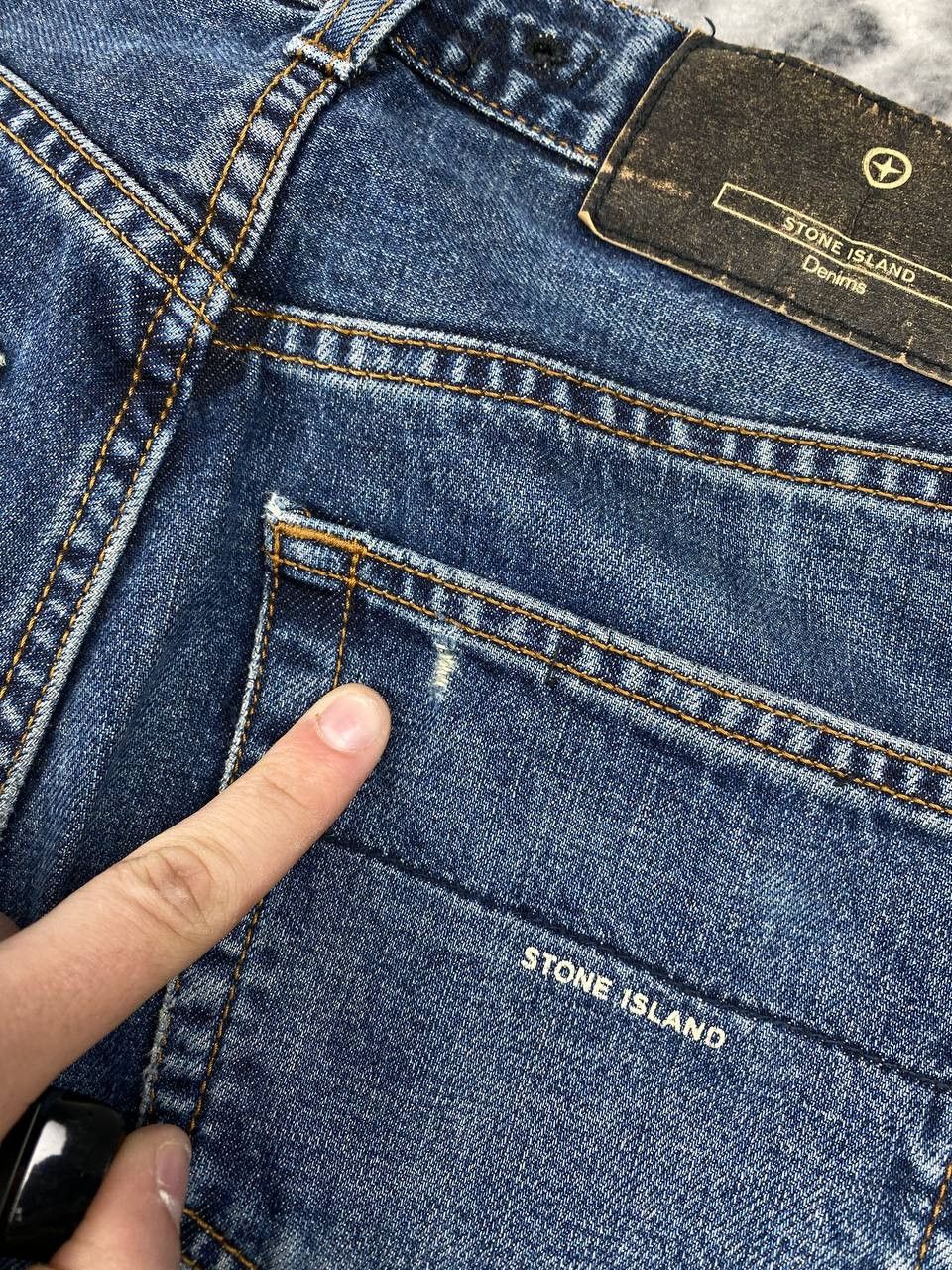 Stone Island Vintage Stone Island Denim Jeans 90s Men Size 30 Blue Size US 30 / EU 46 - 3 Thumbnail