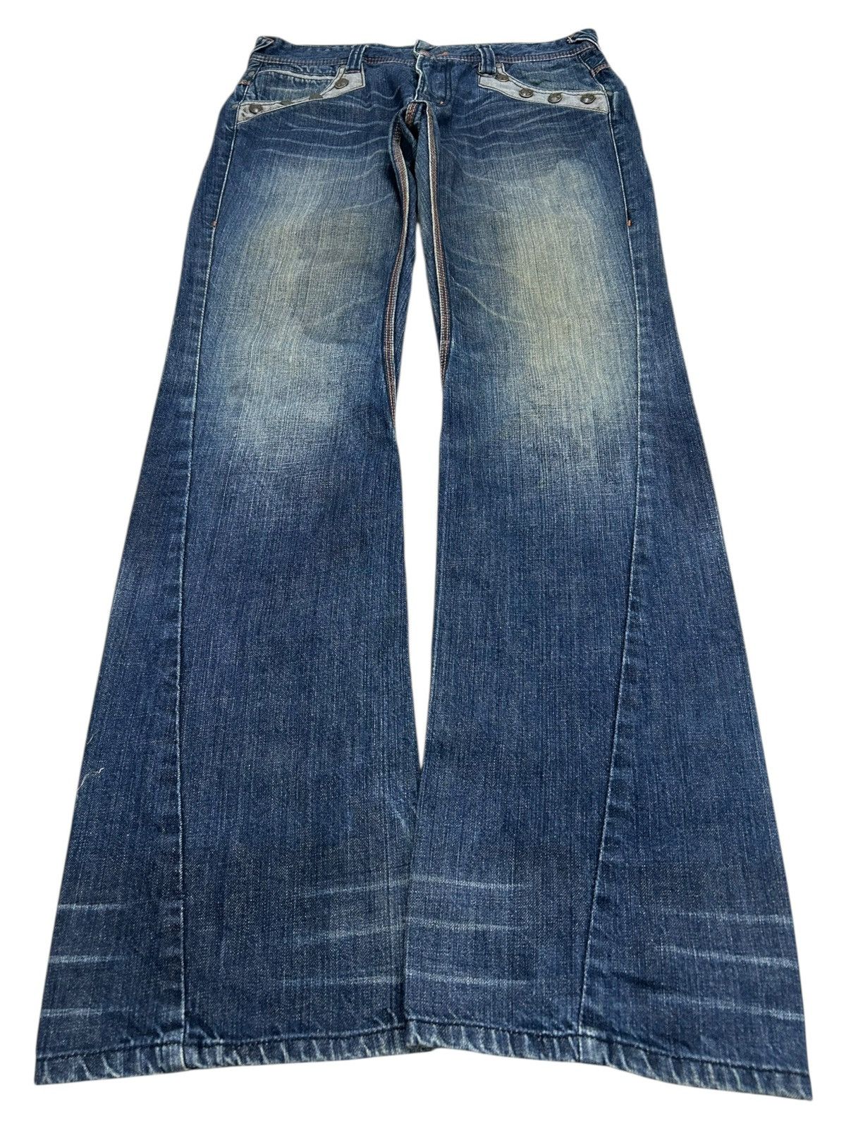 Y2k Hideaways Nicole Mud Wash Rivet Button