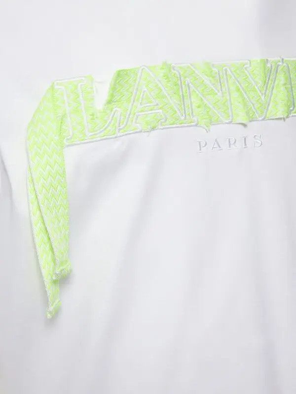 o1sl1vt10524 T-Shirts in White & Yellow