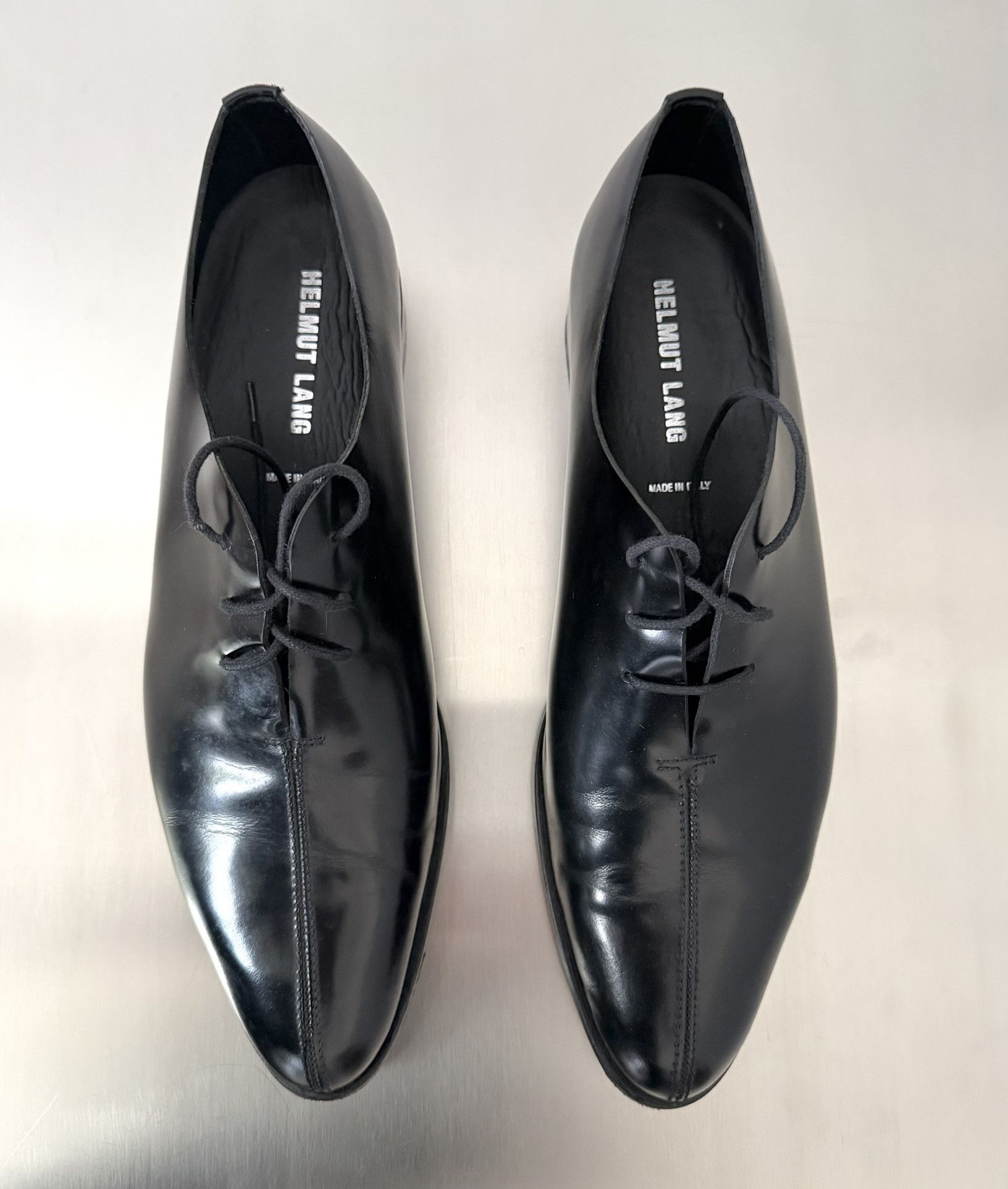 Helmut Lang Helmut Lang Minimal Derby Shoes Black 44 Size US 11 / EU 44 - 3 Thumbnail
