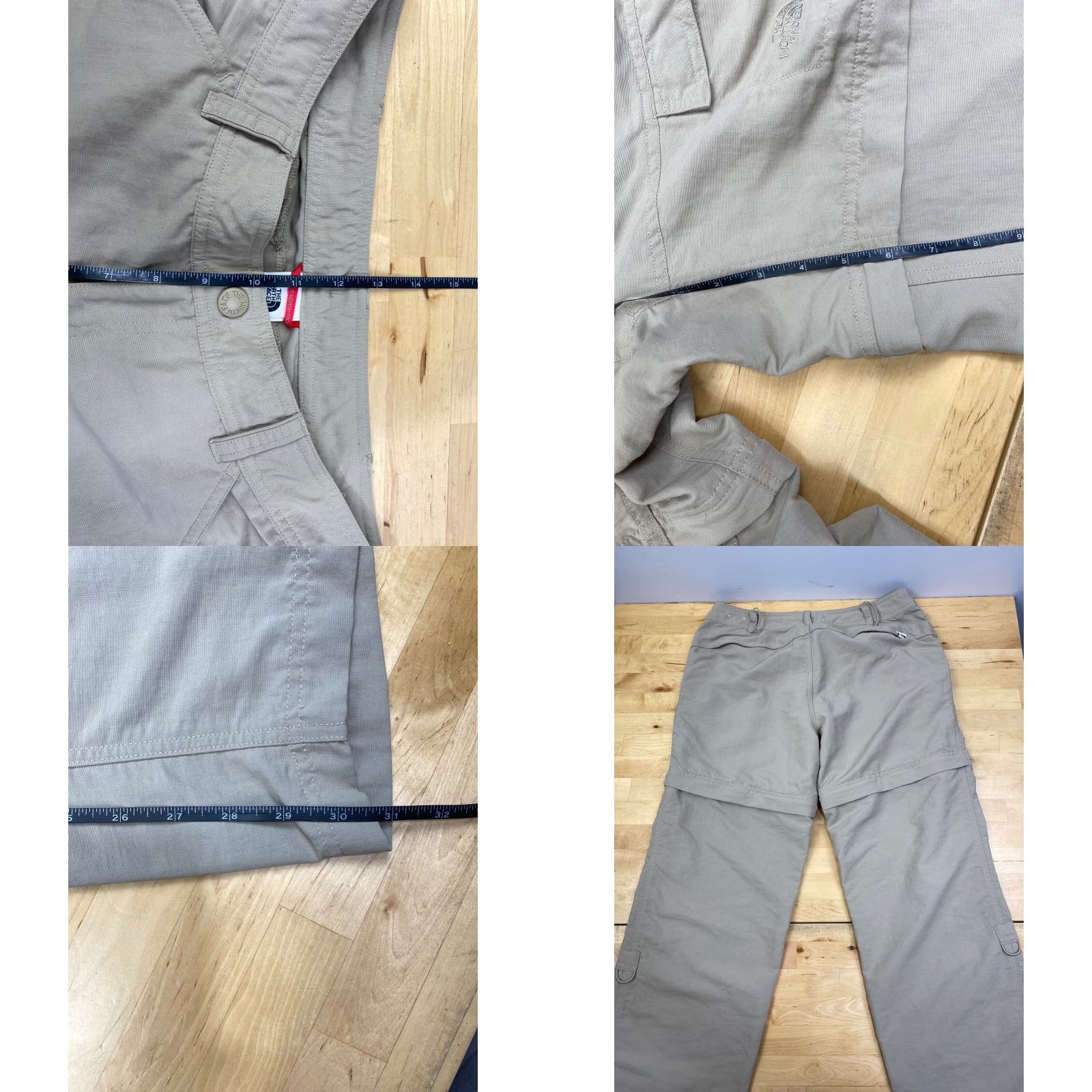 The North Face The North Face Paramount Valley Convertible Pants Womens 10 Khaki Outdoor Button Zip 31 in Inseam Nylon Beige Regular Straight Outdoor 90s? Size 32" / US 10 / IT 46 - 8 Thumbnail