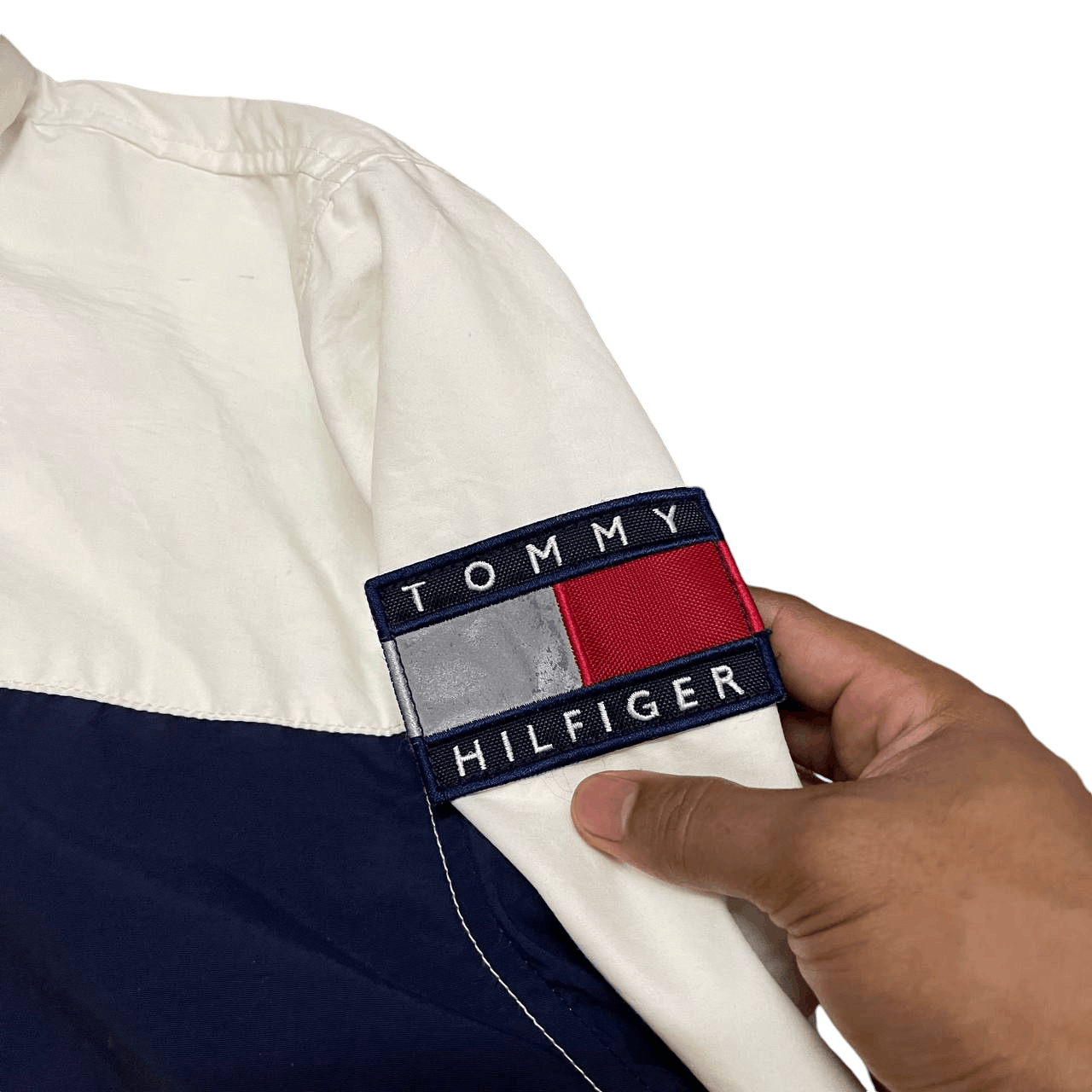 Tommy Hilfiger Vintage Tommy Hilfiger Sailing Gear Jacket Hidden Hood Size US M / EU 48-50 / 2 - 5 Thumbnail