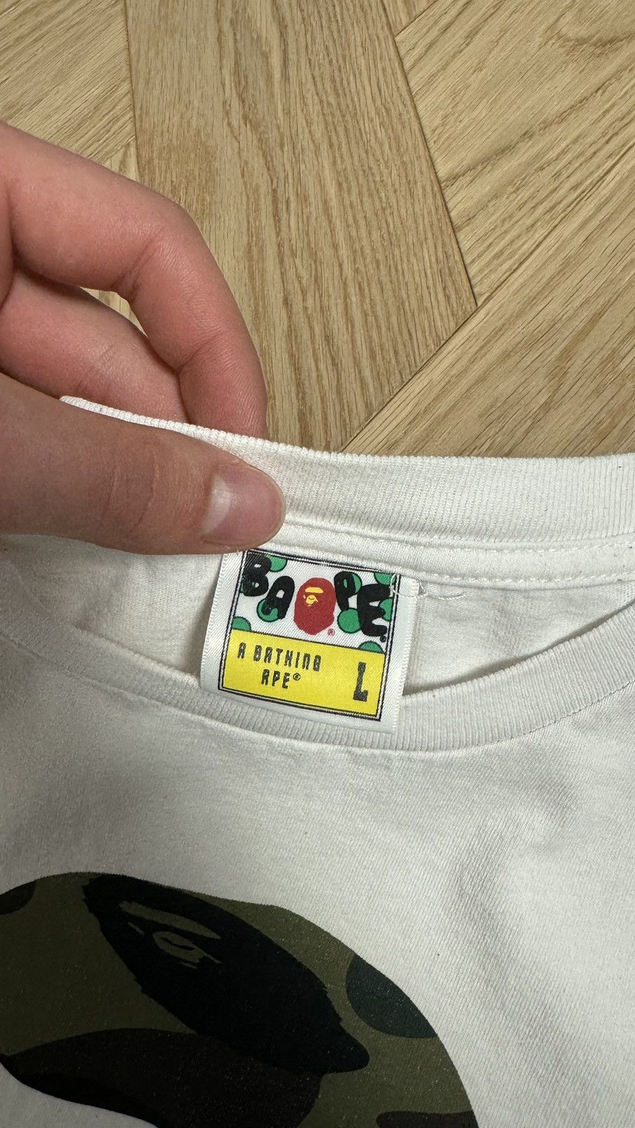 Bape A Bathing Ape tee (Bape) Size US L / EU 52-54 / 3 - 4 Thumbnail