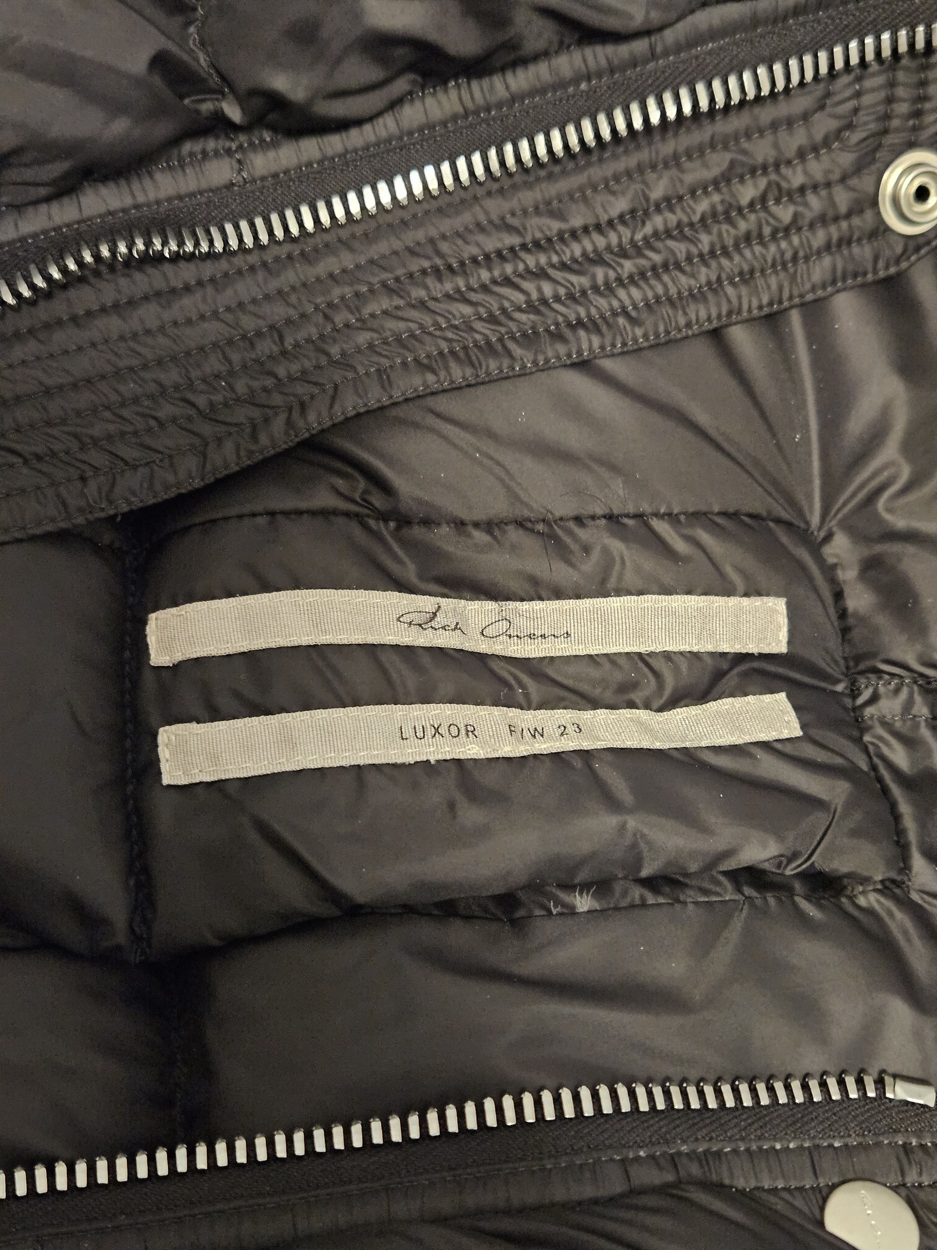 Rick Owens Mountain Stand Collar Down Puffer Jacket Size US M / EU 48-50 / 2 - 8 Thumbnail