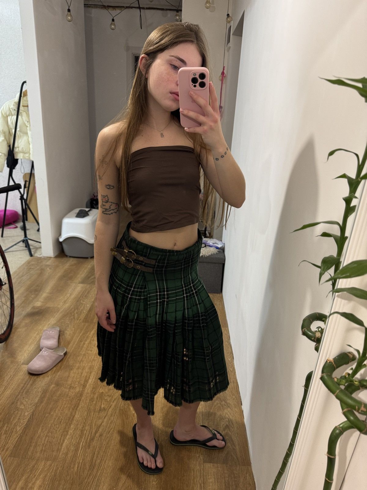 Bottega Veneta BOTTEGA VENETA CHECKERED SCOTTISH SKIRT Size 28" / US 6 / IT 42 - 9 Thumbnail